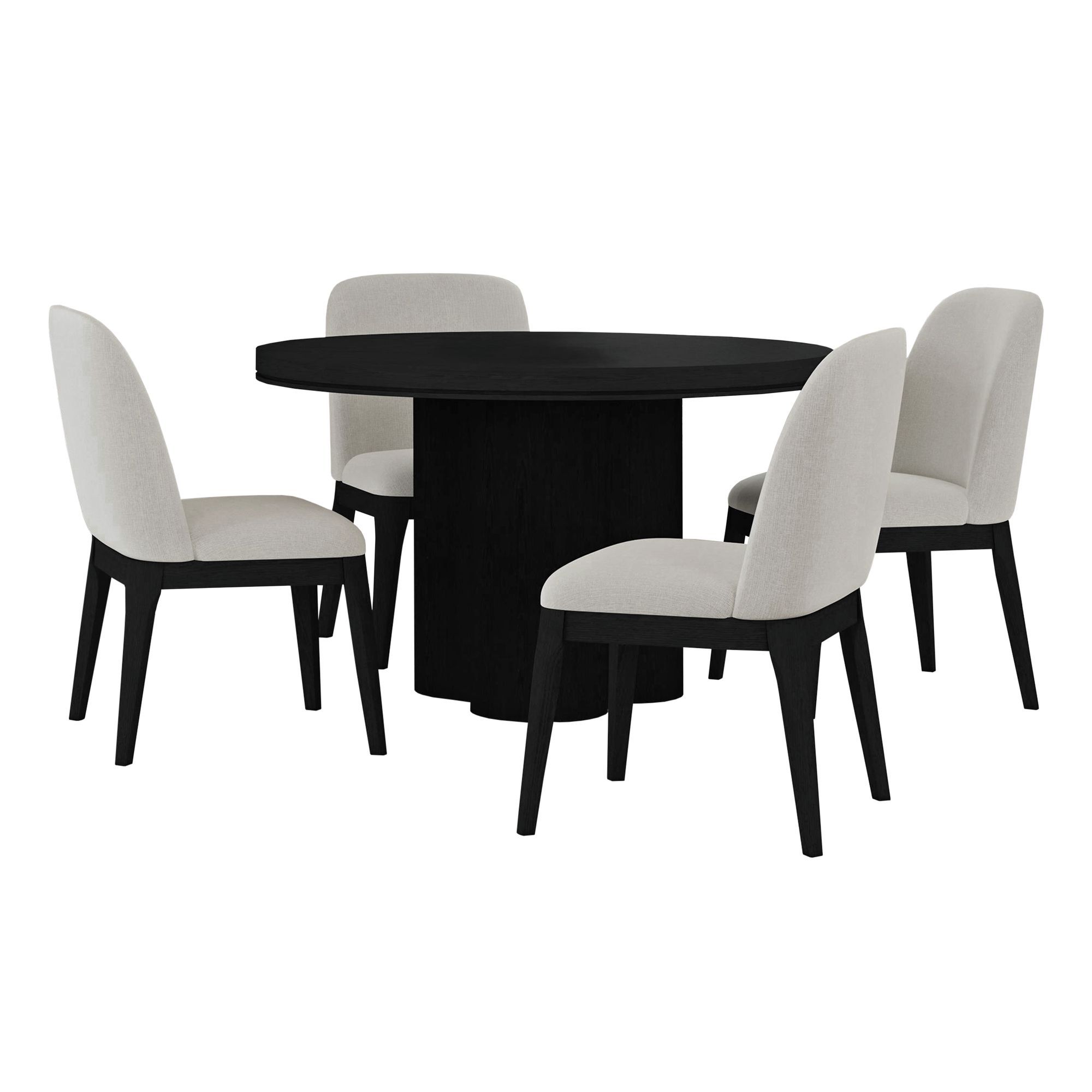 5 Pc · Round Table And Four Chairs