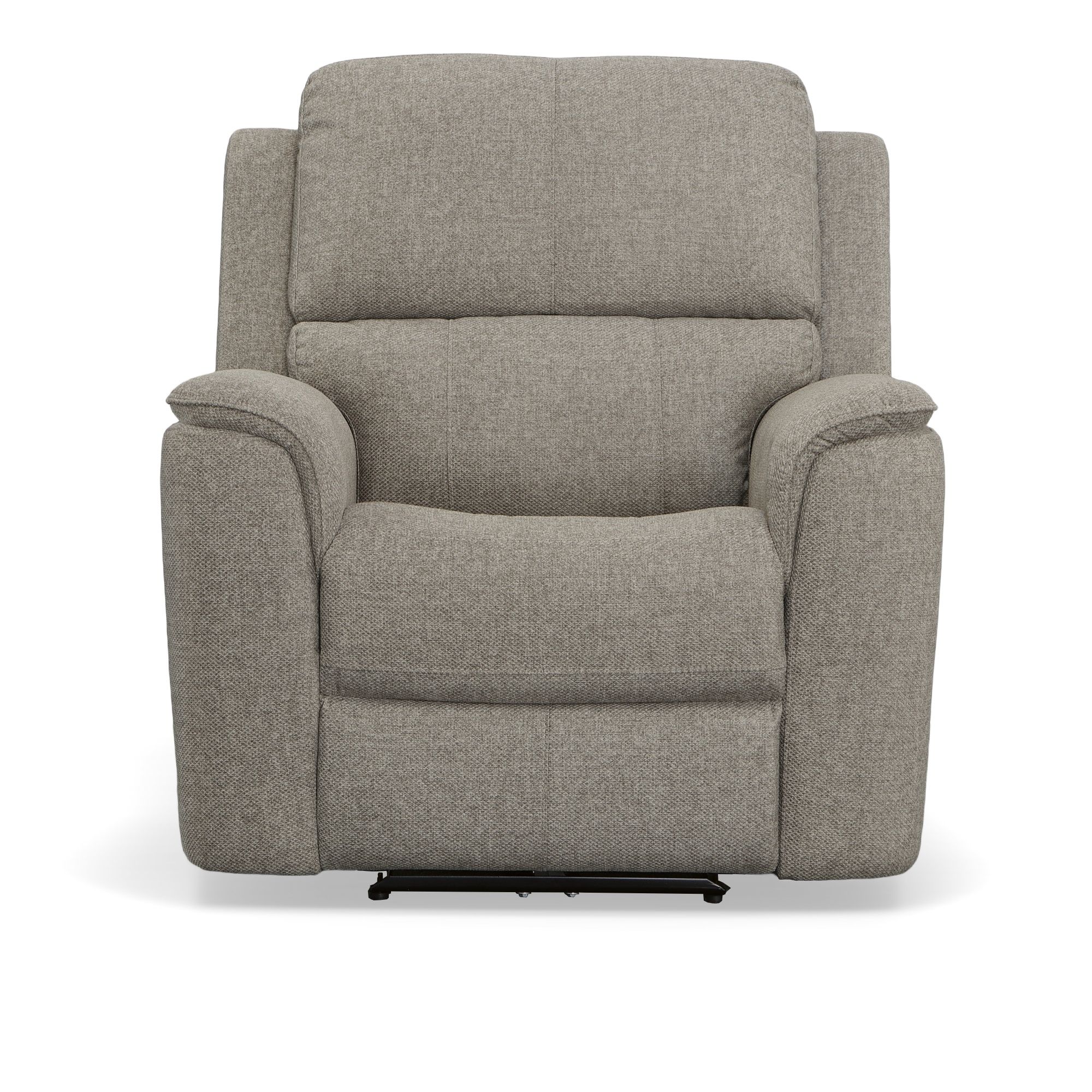 Henry - Power Recliner With Power Headrest & Lumbar - Fog, gray, view 3