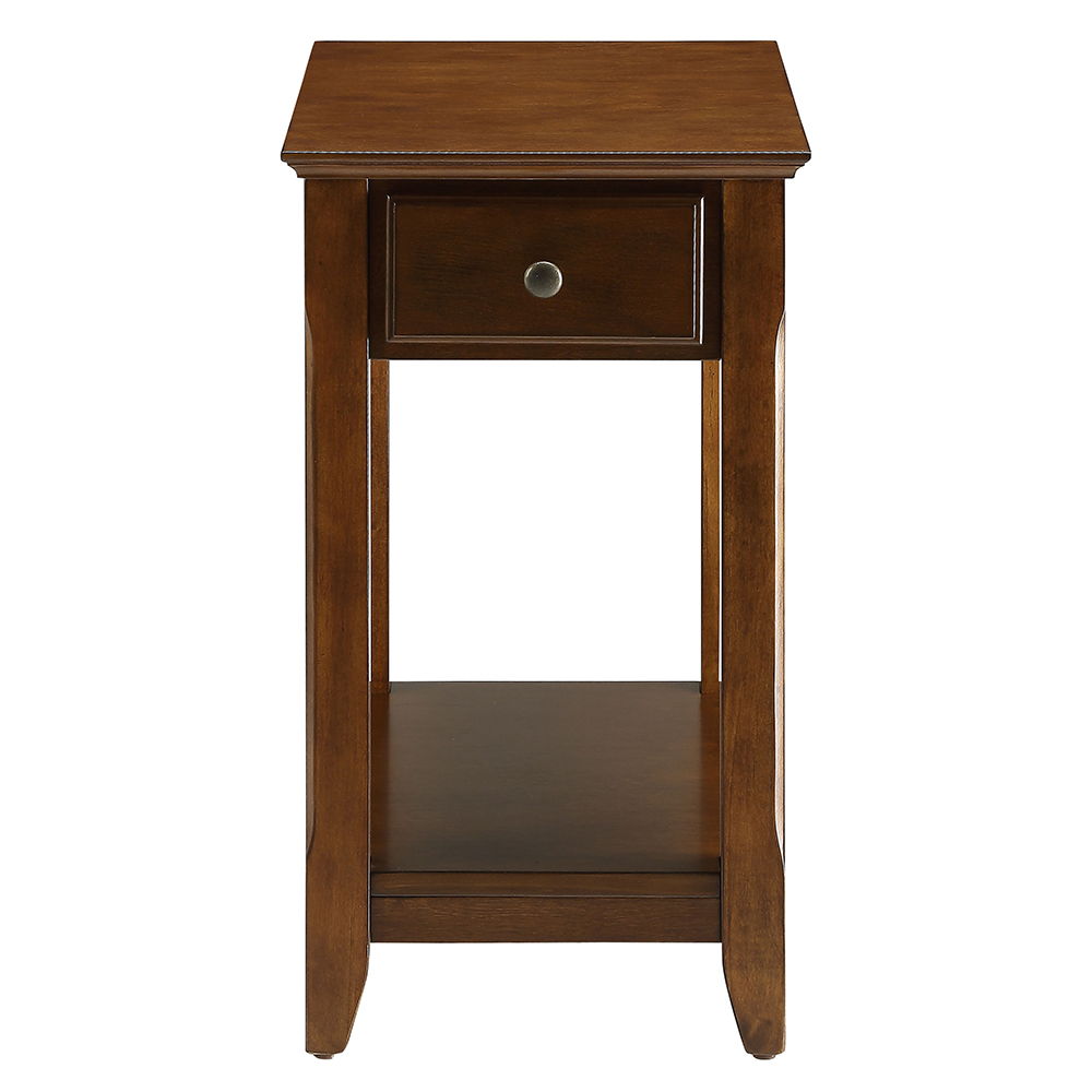 Bertie - Accent Table - Walnut, dark brown, view 7