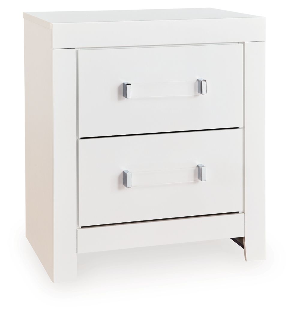 Maeling - Two Drawer Night Stand - White