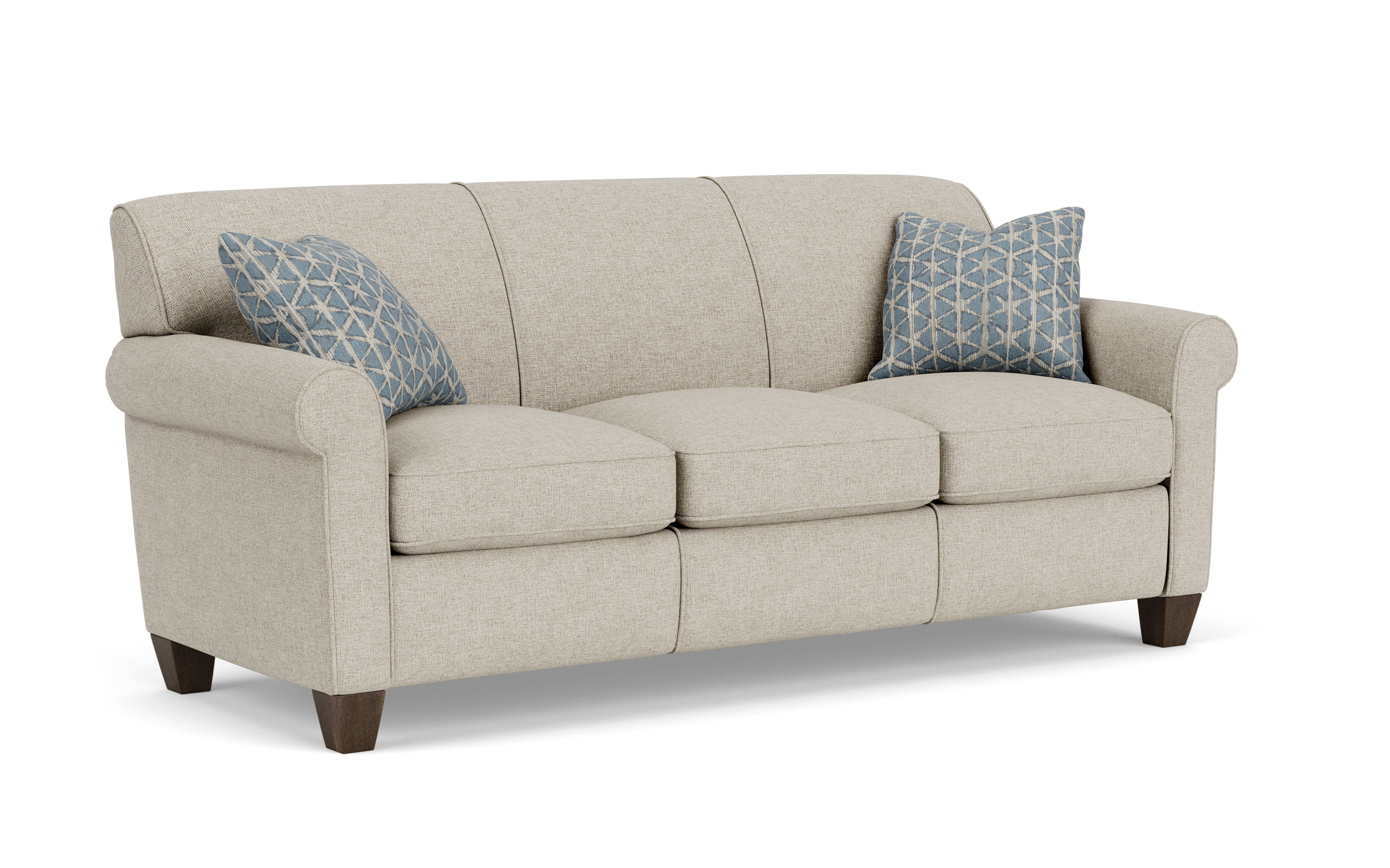 Dana - Fabric Sofa, dark gray, view 2