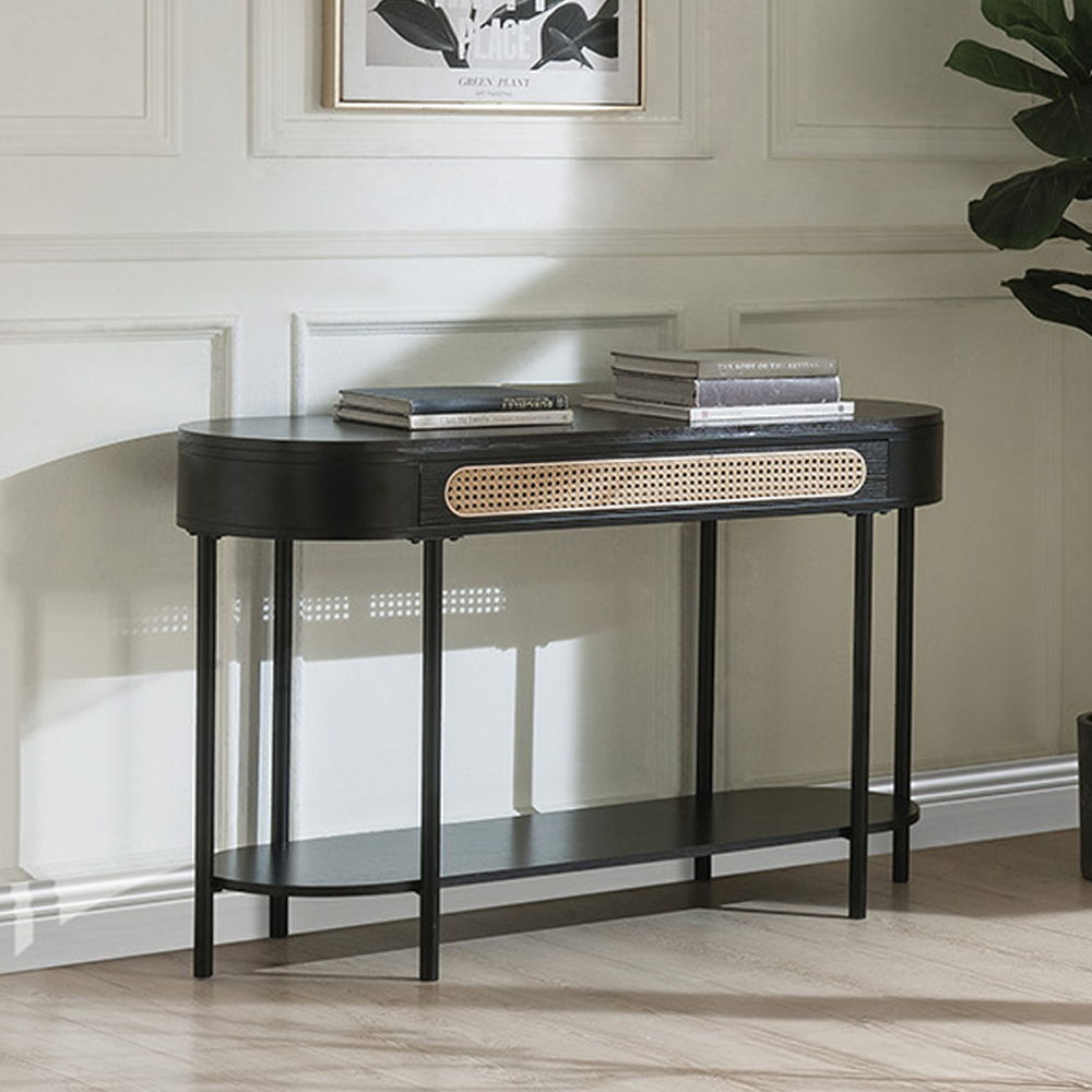 Colson - Sofa Table - Black, black
