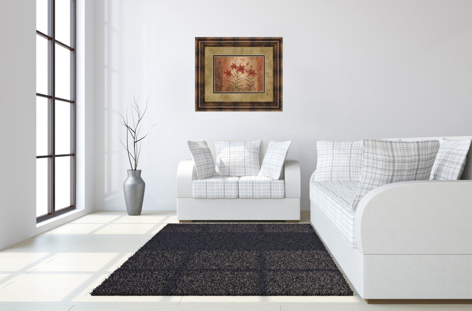 Classy Art The Lily Style By Vivian Flasch Framed Print