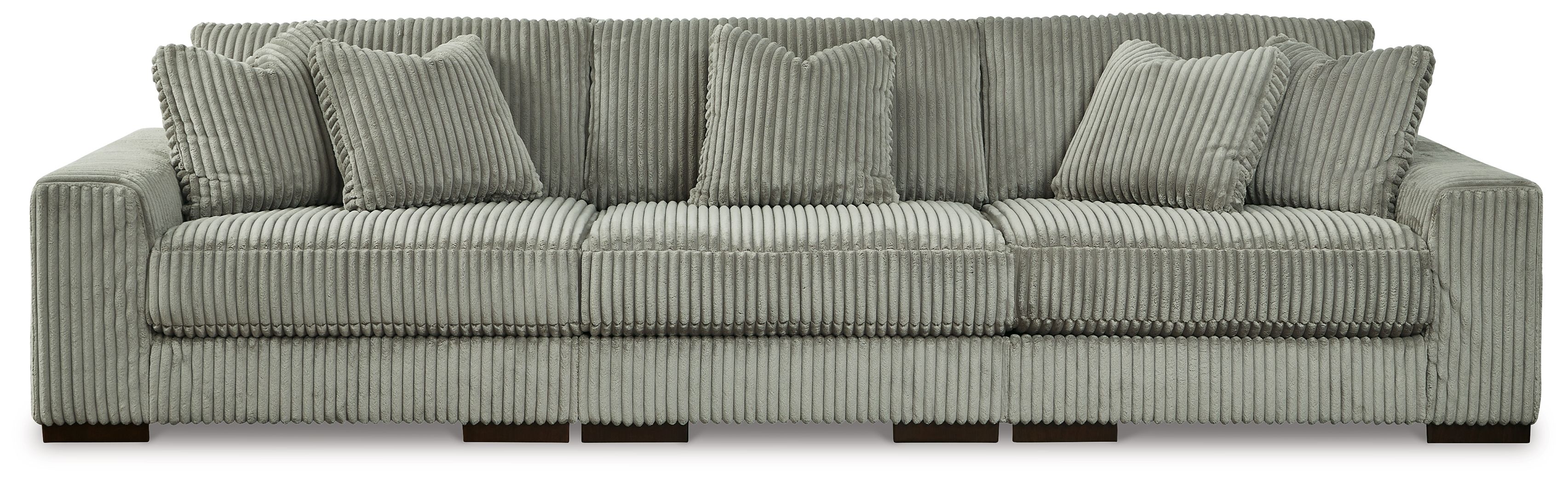 Ashley Lindyn - Fog - 3-Piece Sectional Sofa