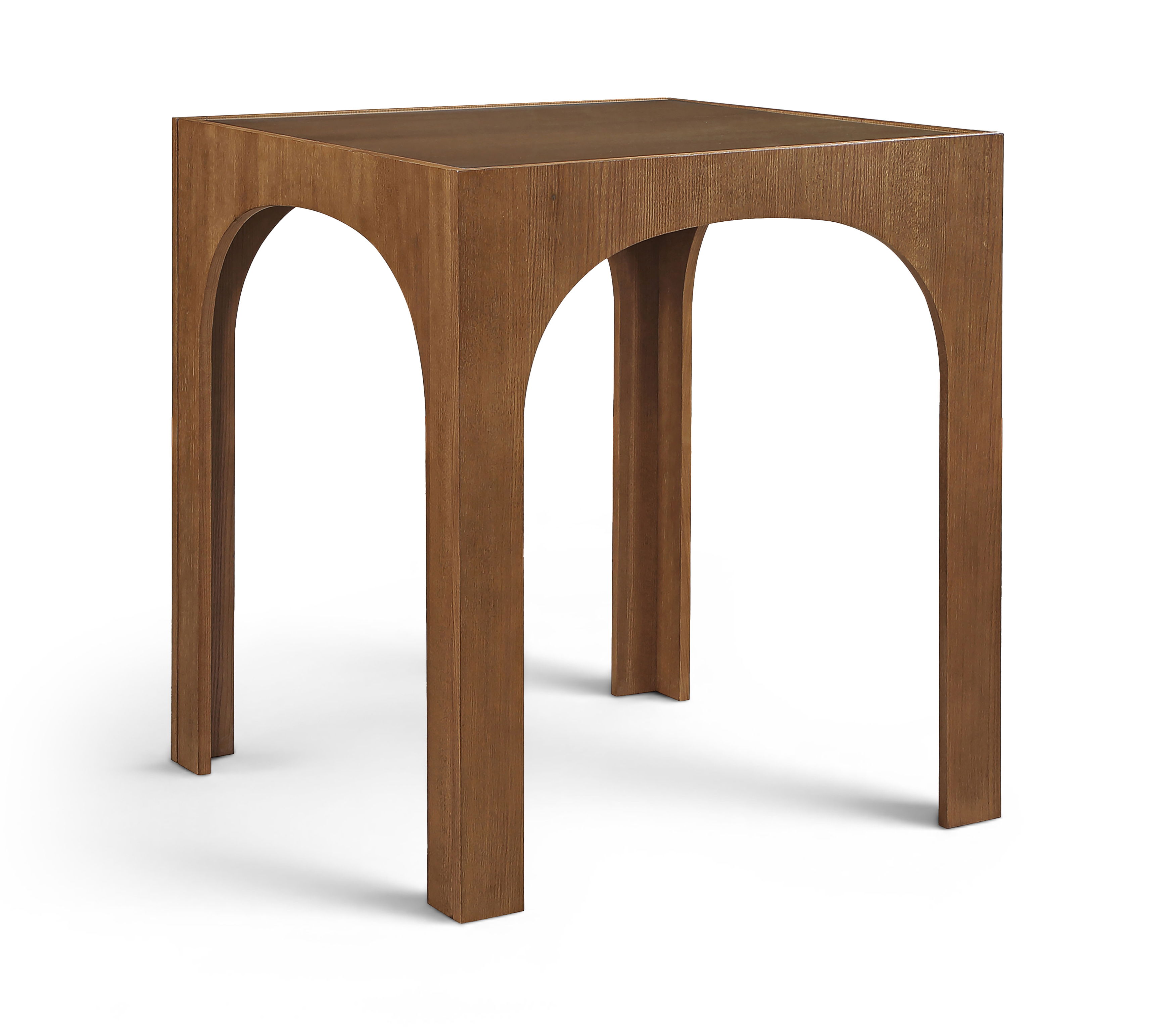 Waldorf - Tempered Glass Top Bar Height Table - Brown