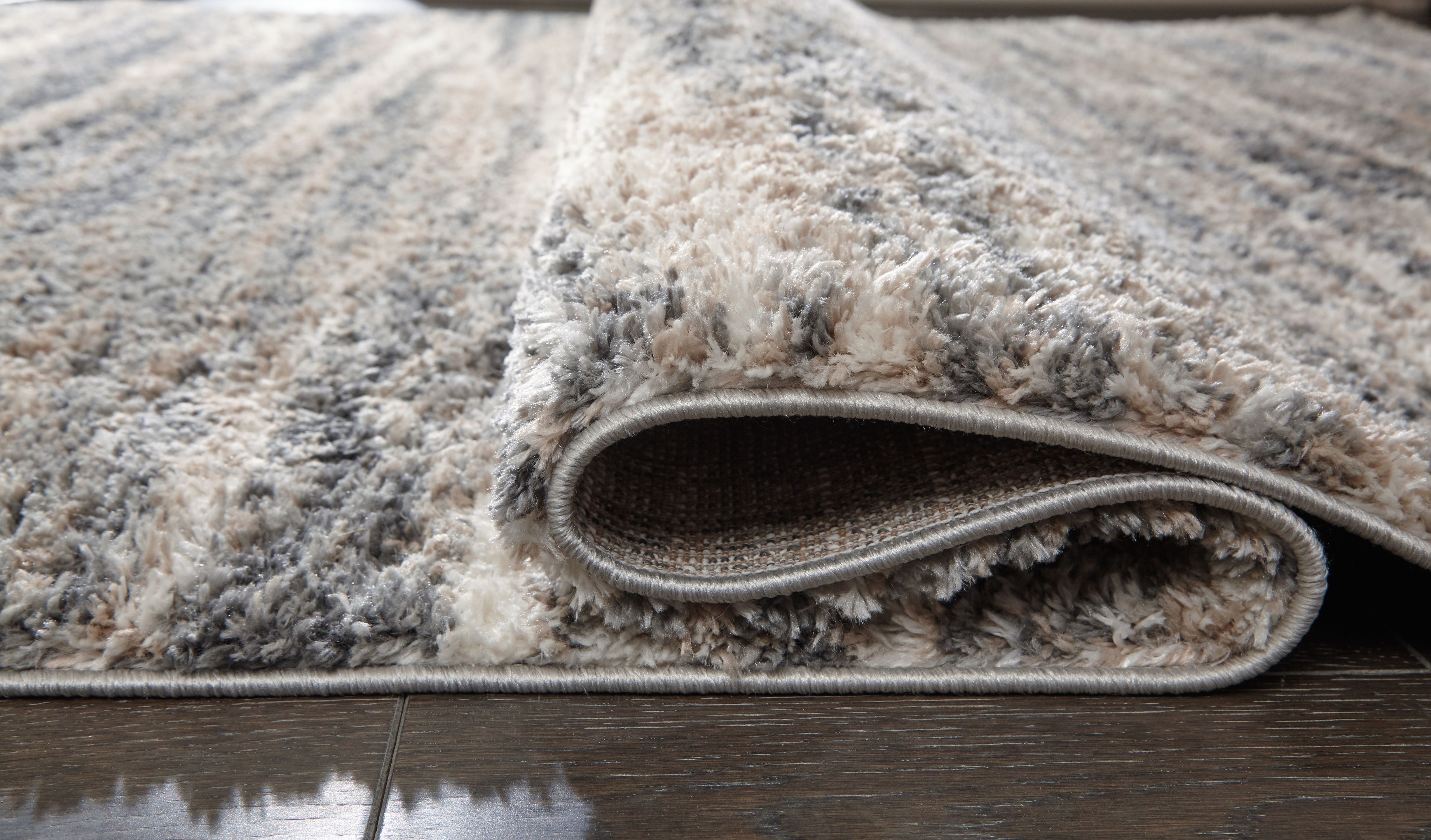 Ashley Furniture Gizela - 5' x 7' Rug - Ivory / Beige / Gray - Image 4
