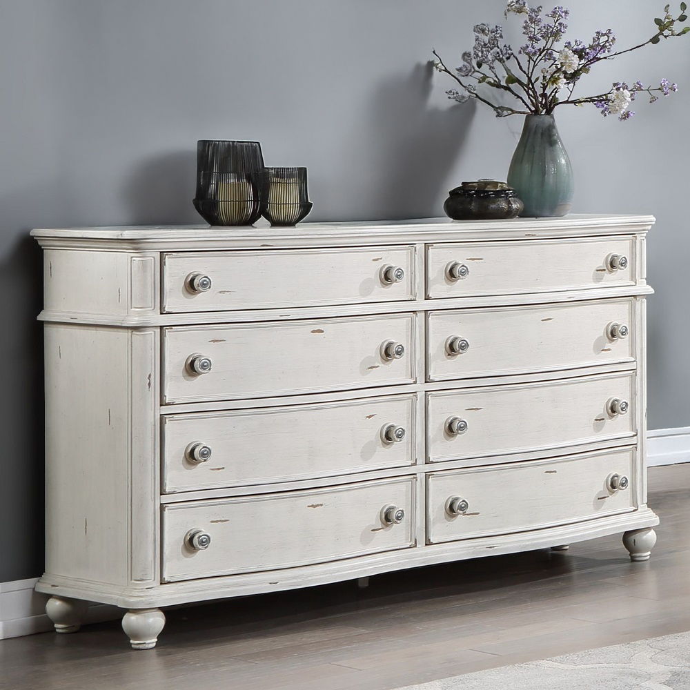 Jaqueline - Dresser - Antique White, white
