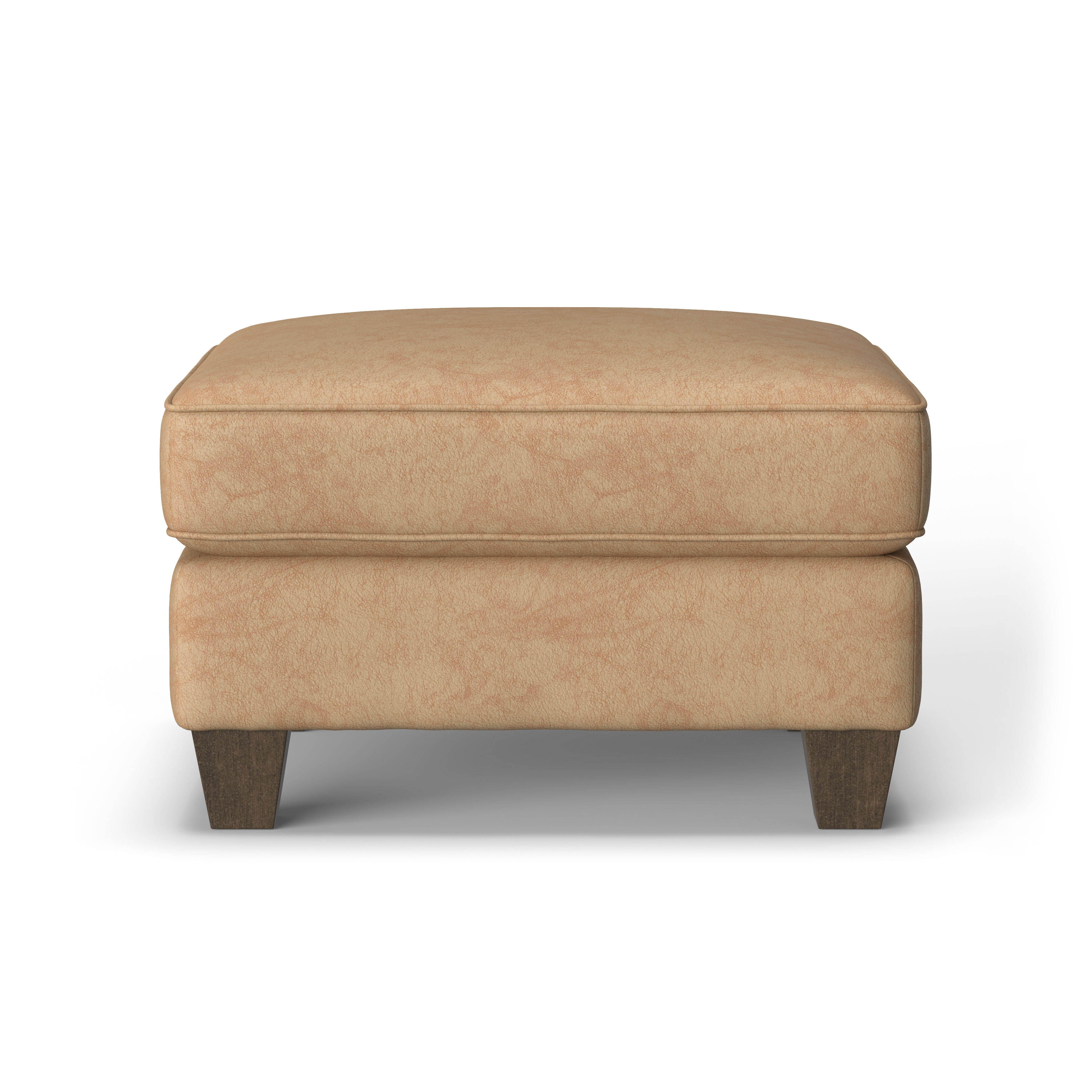 Dempsey - Leather Ottoman, beige, view 4