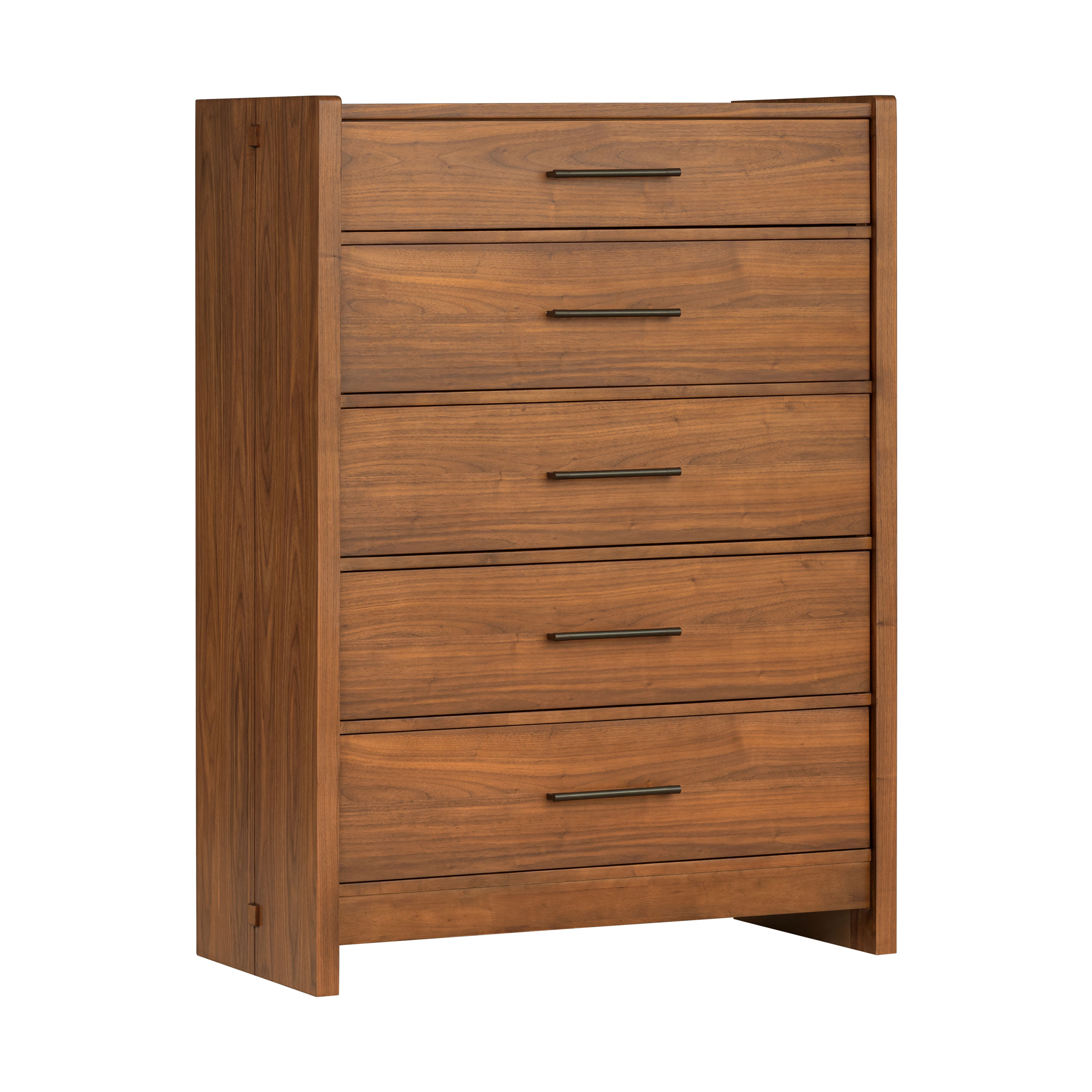 Lincoln - Drawer Chest - Warm Walnut, light brown