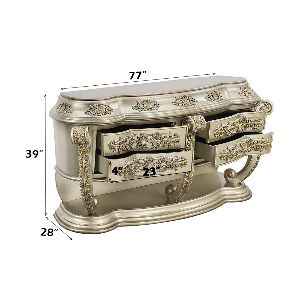 Danae - Dresser - Champagne & Gold, beige, view 7