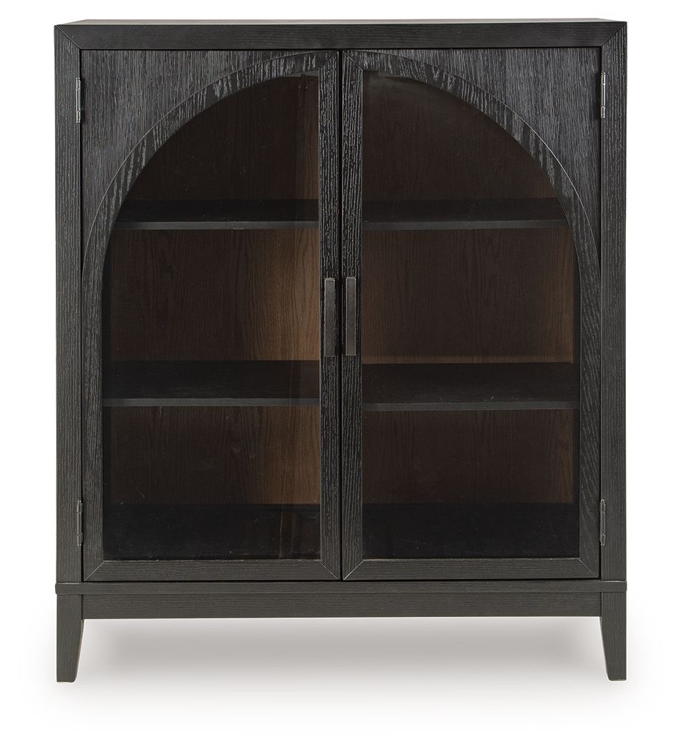 Ashley Furniture Armenleigh - Bar Cabinet - Black / Brown - Image 4