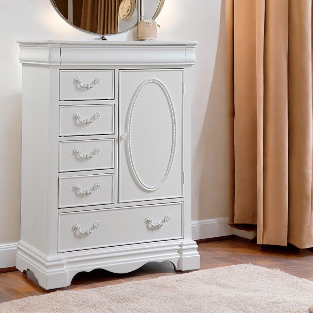 Estrella - Chest - White, white