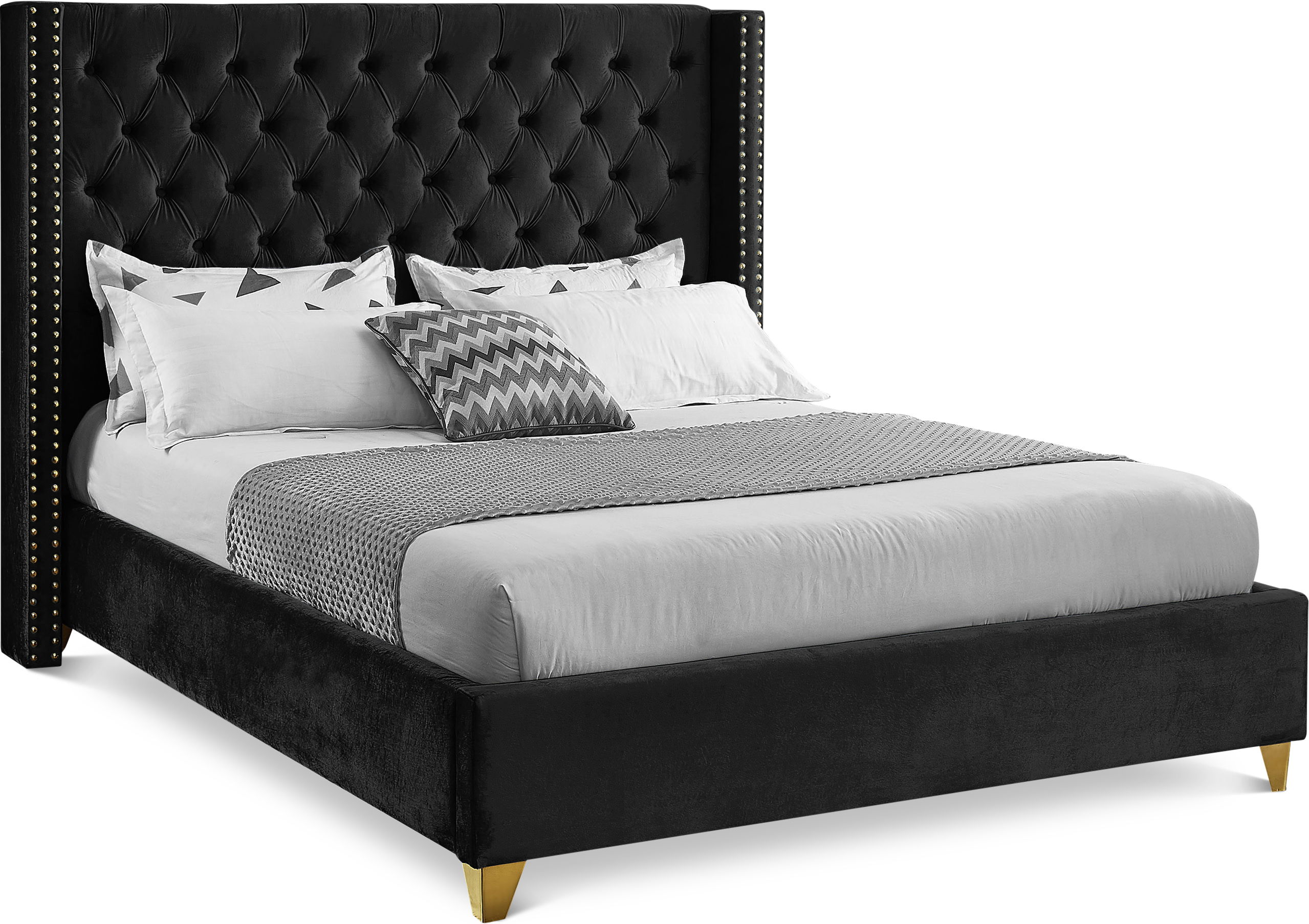 Barolo - Queen Bed - Black