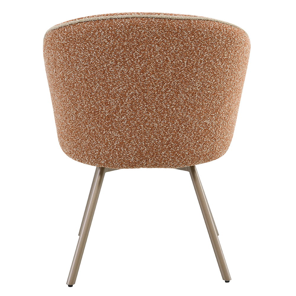 Lidi - Side Chair (Set of 2) - Rust Orange, orange, view 5