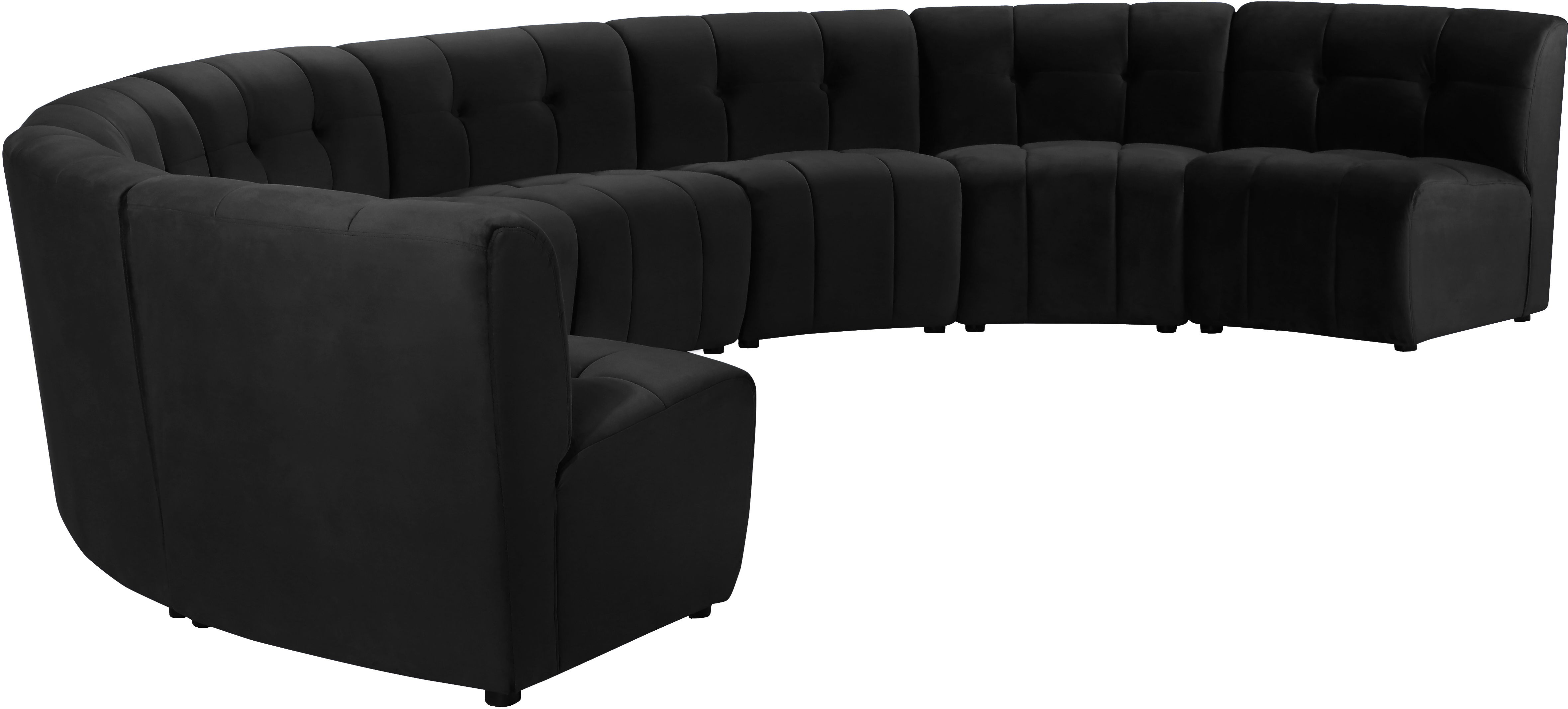Limitless - 8 Piece Modular Sectional - Black