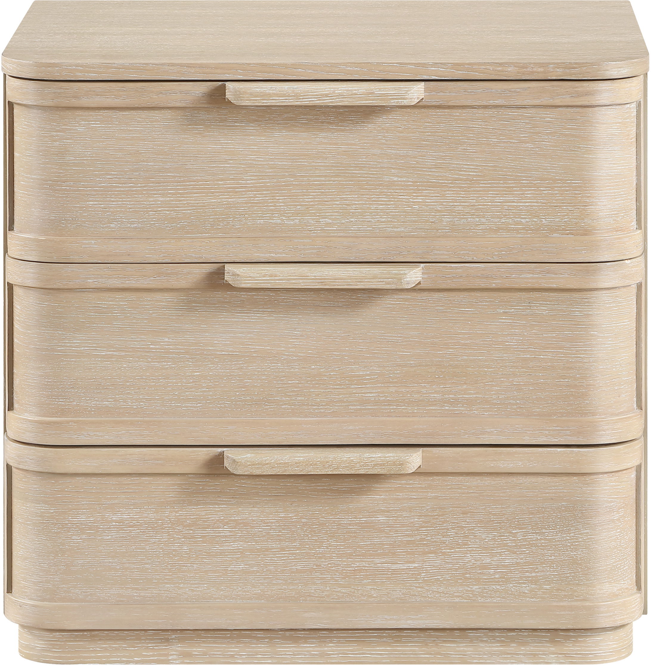 Tiberio - Oak Veneer And Solid Wood Nightstand - Natural