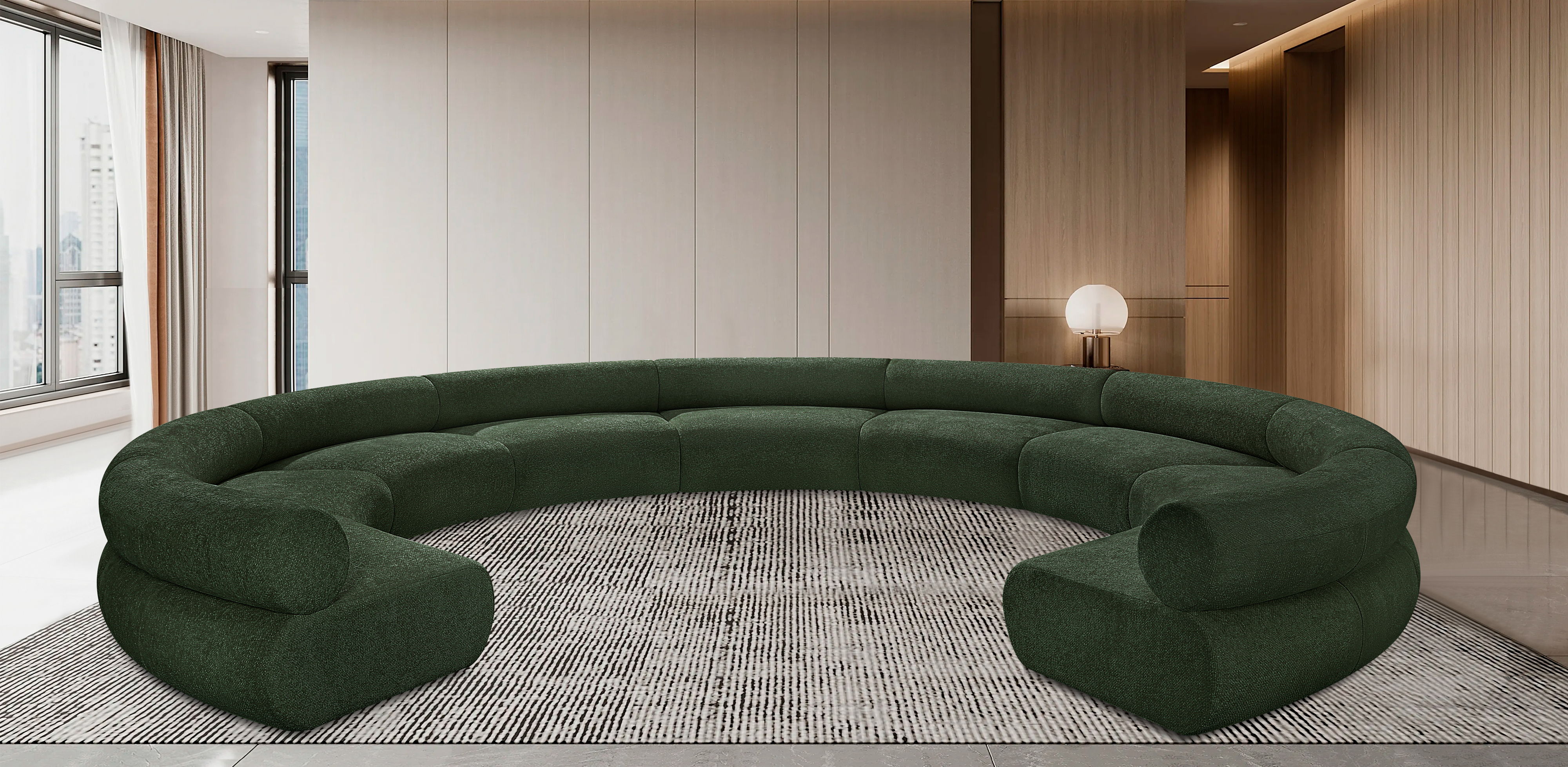 Bale - 9 Piece Modular Sofa - Green