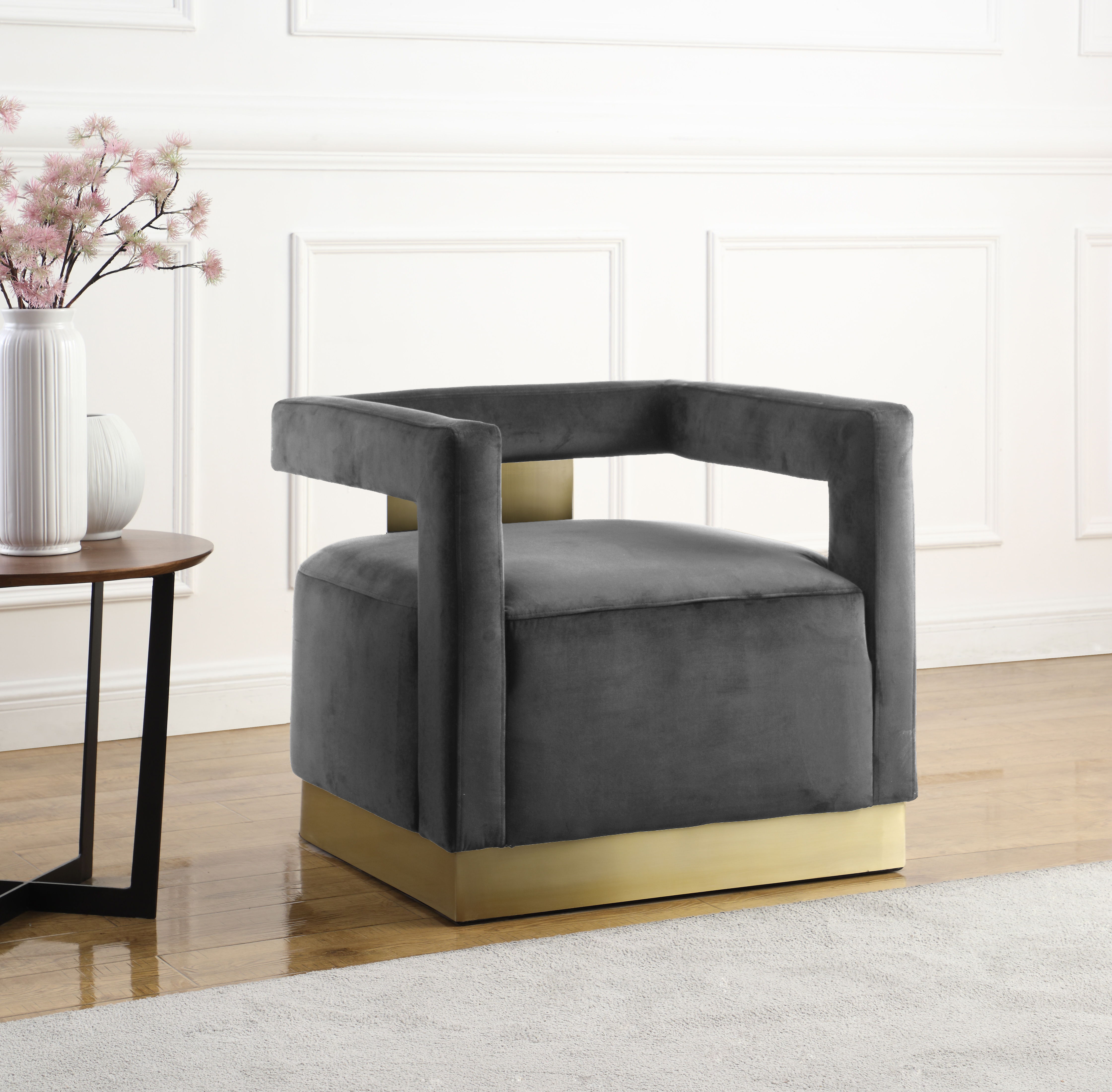 Armani - Accent Chair - Gray