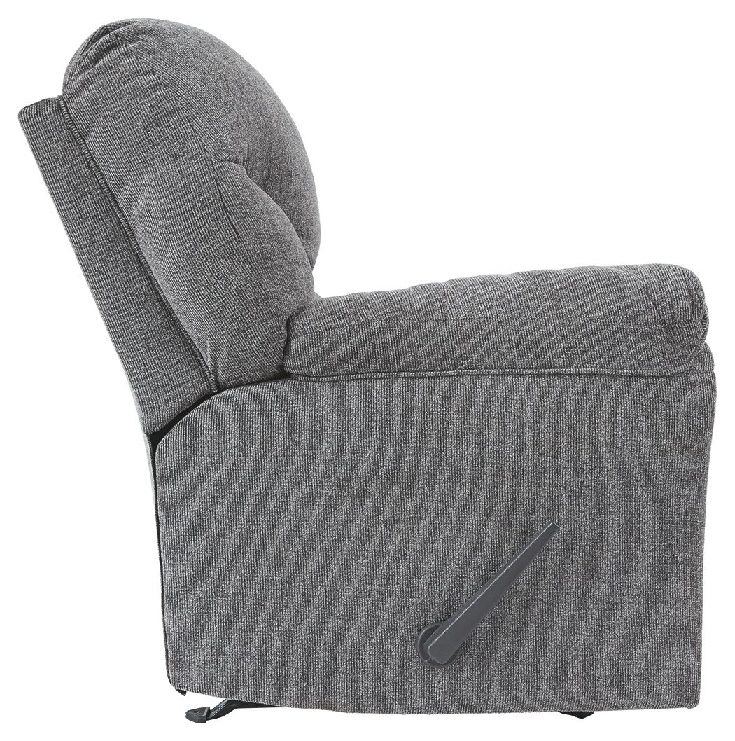 Ashley Furniture Allmaxx - Rocker Recliner - Pewter - Image 7