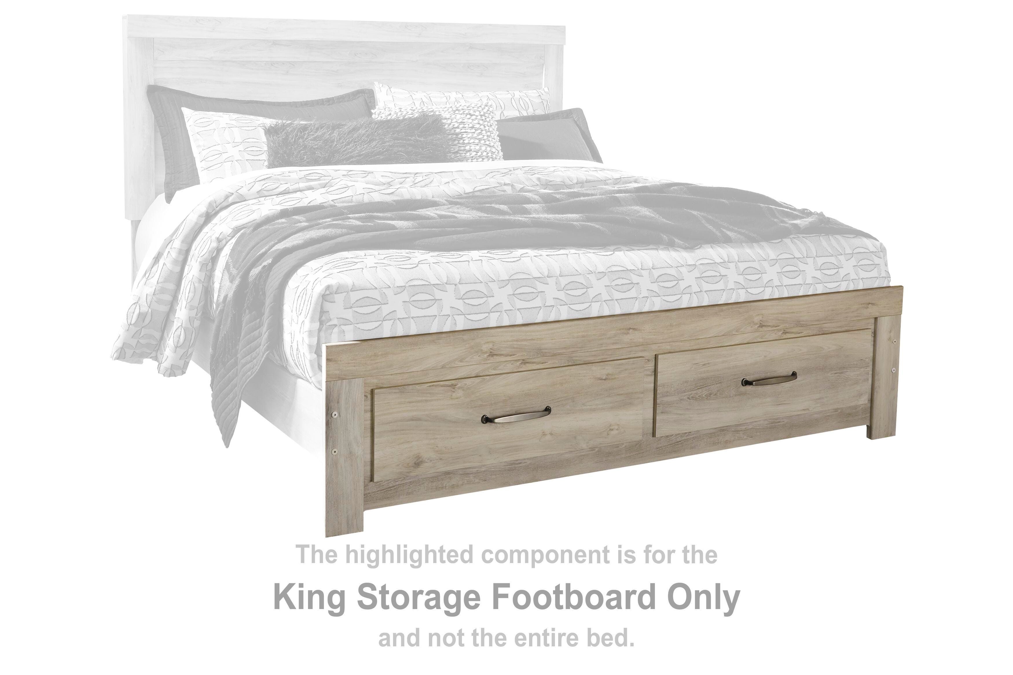 Bellaby – King Storage Footboard – Whitewash
