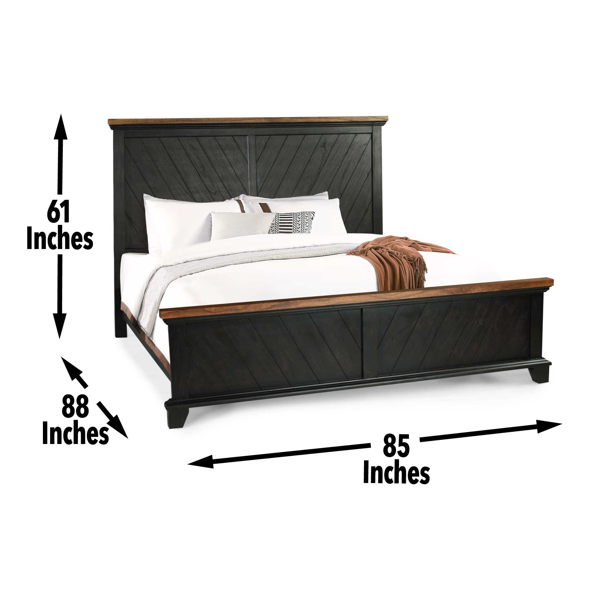 Bear Creek - King Bed - Brown