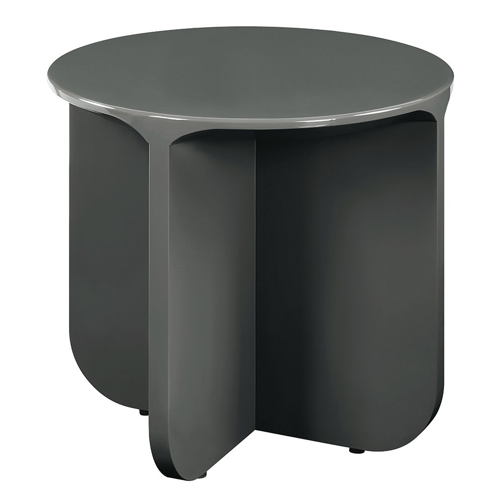 Lamond - End Table - Teal High Gloss, blue, view 7
