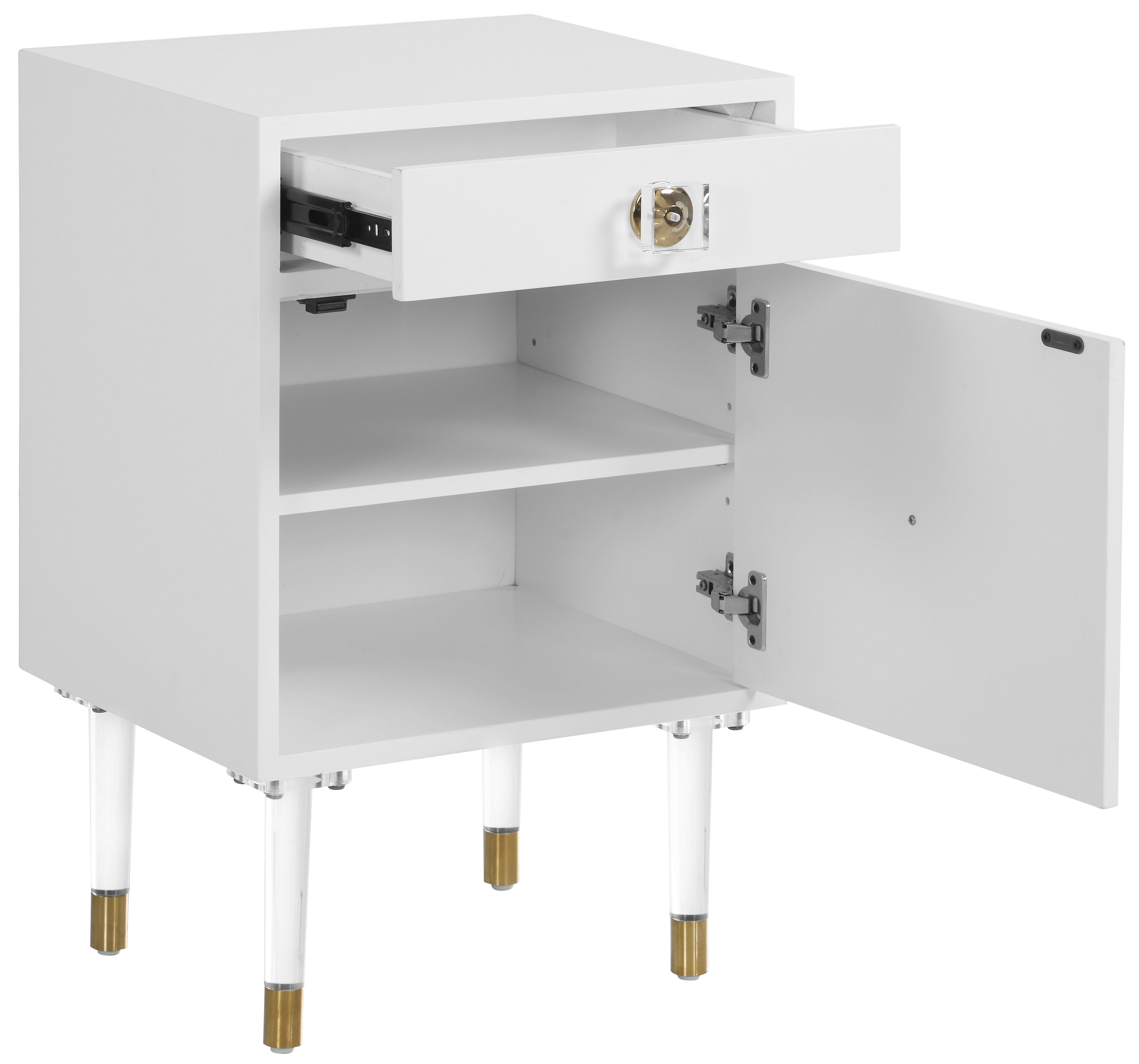 Lia - Side Table - White