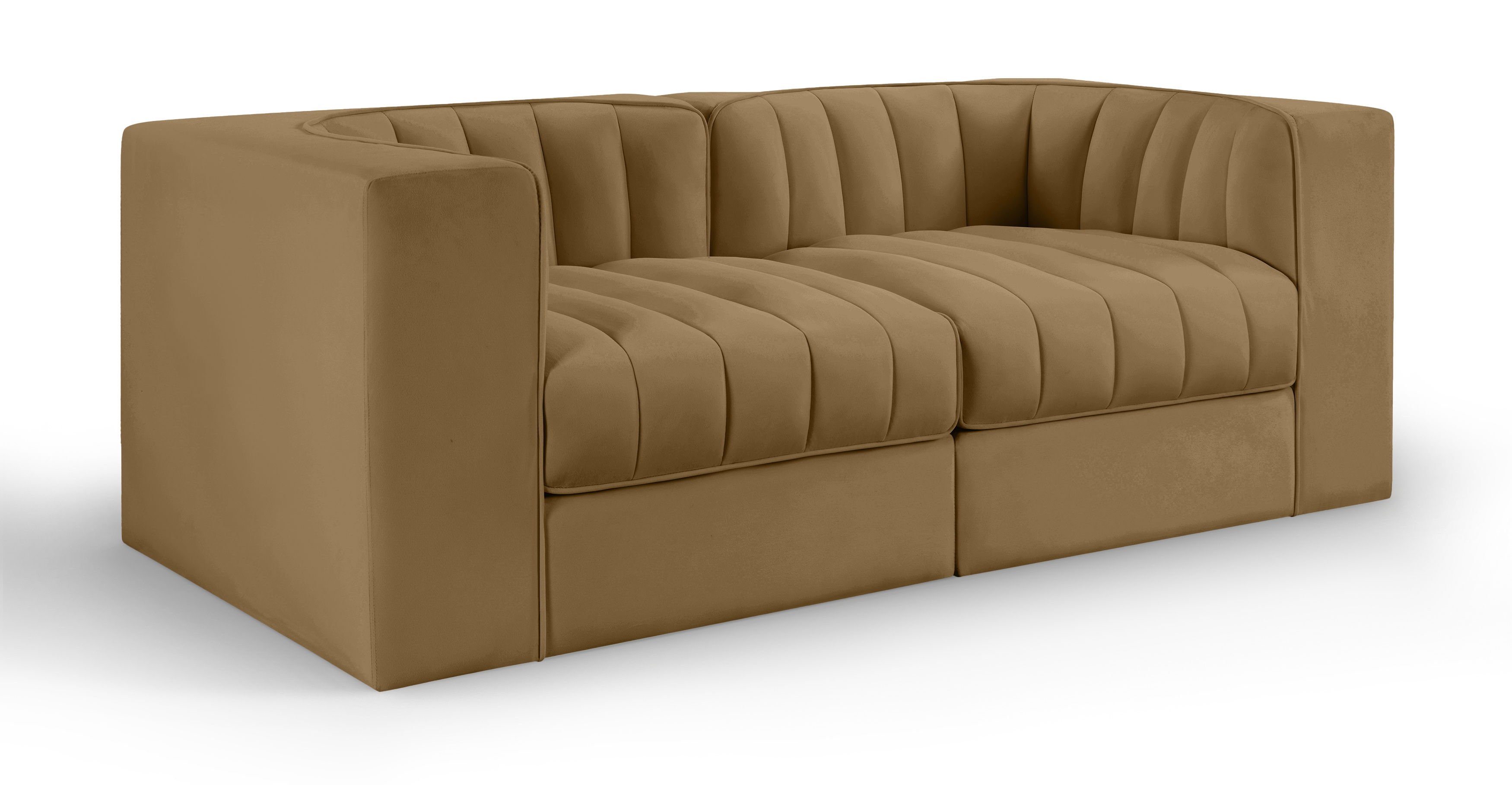 2 Pc · Modular Loveseat With Arms