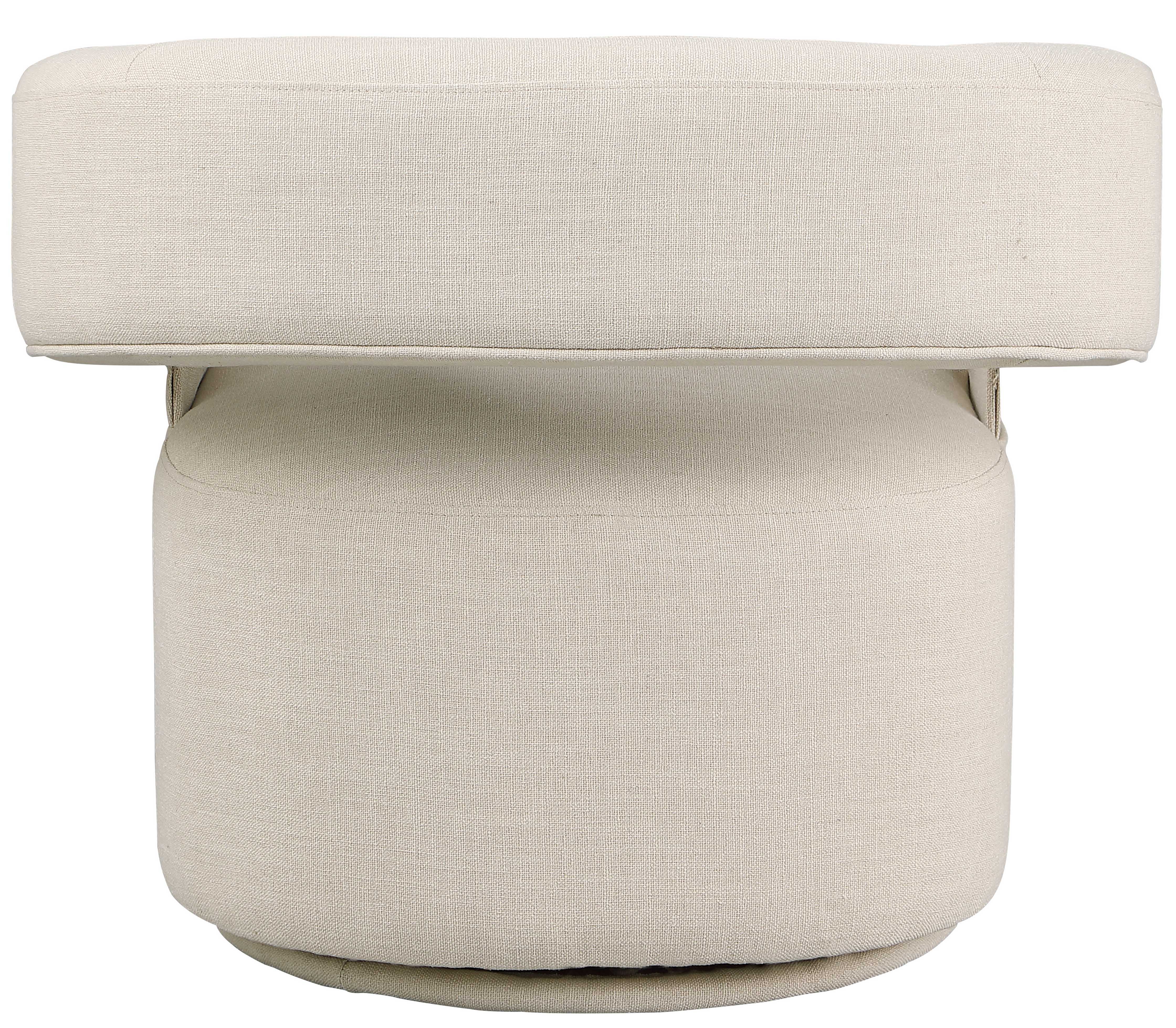Niya - Swivel Accent Chair - Beige
