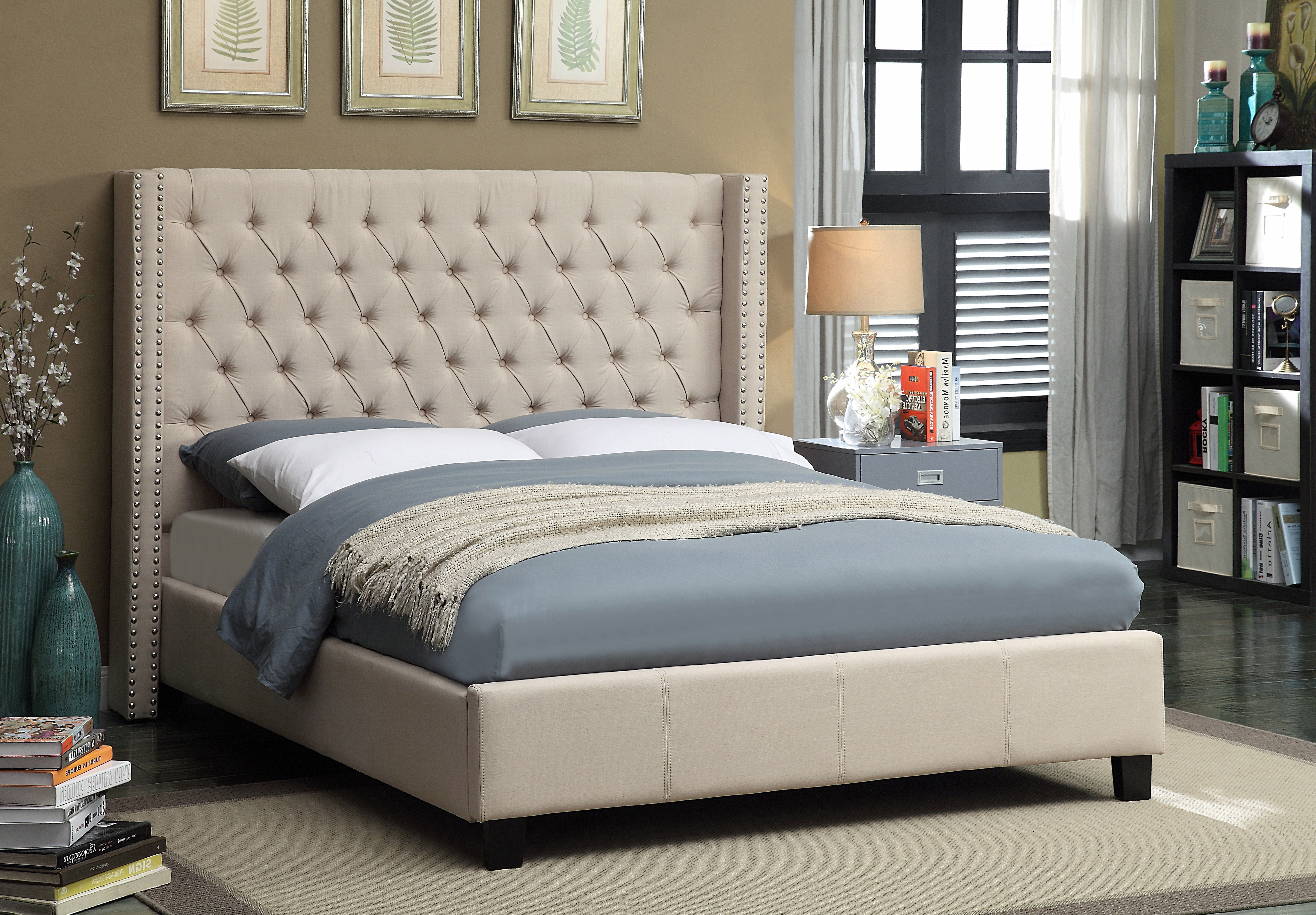 Ashton - Queen Bed - Beige
