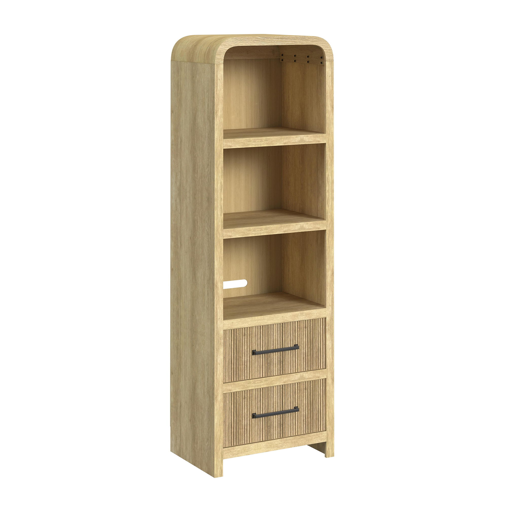 Ridgemont - 3 Piece Entertainment Unit With 70" TV Console - Natural