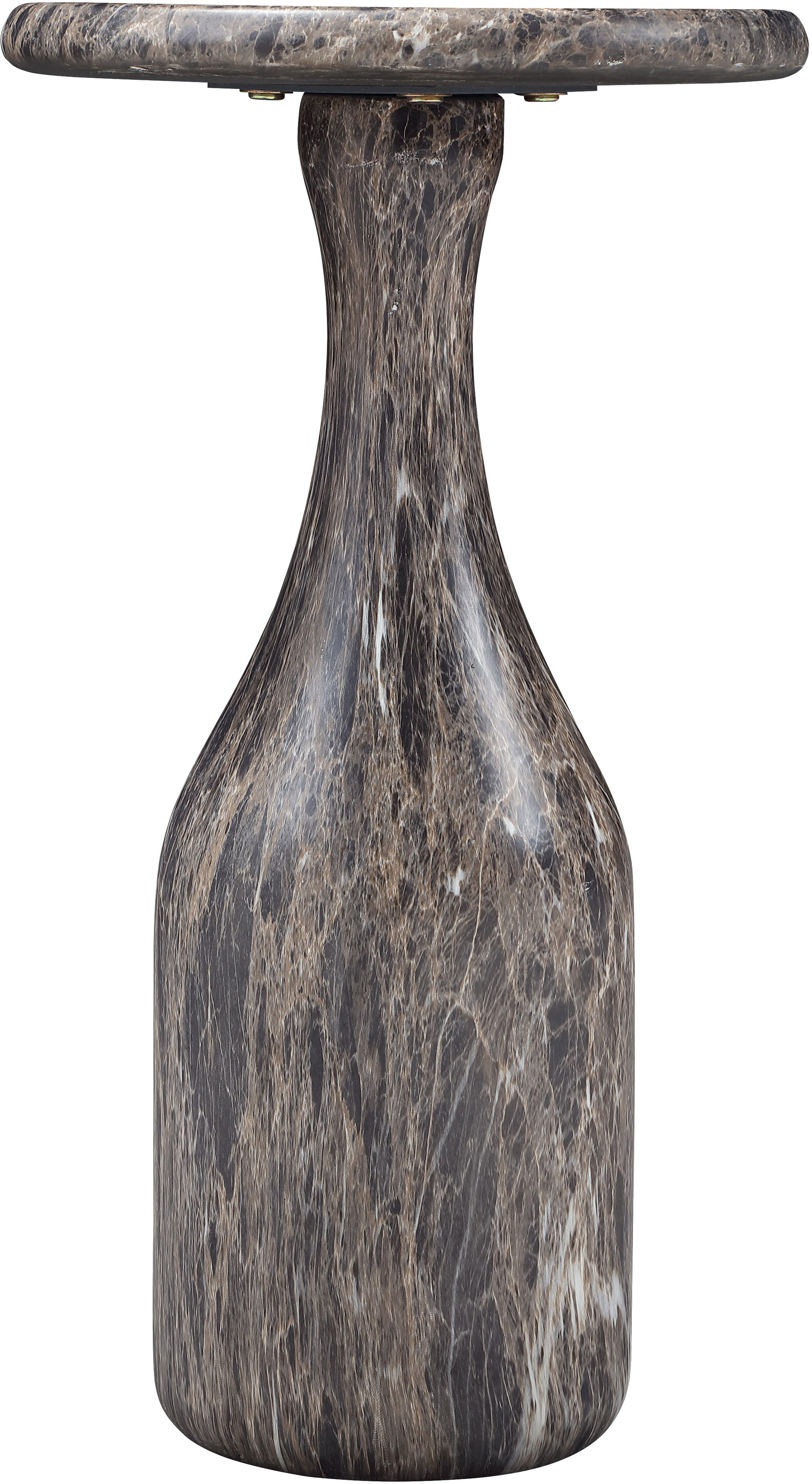 Savona - 20" Concrete Indoor / Outdoor End Table - Brown