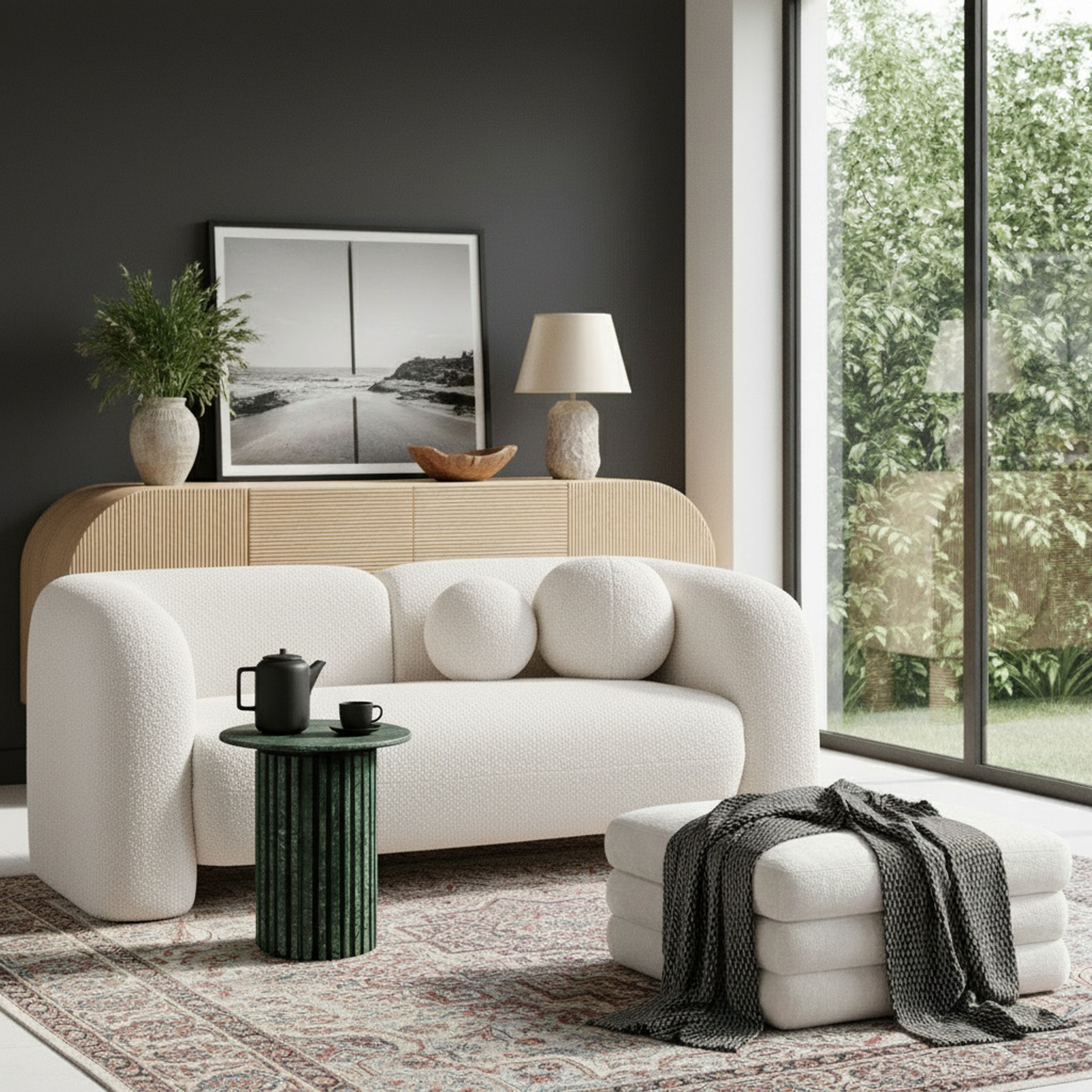Emory - Loveseat - Cream