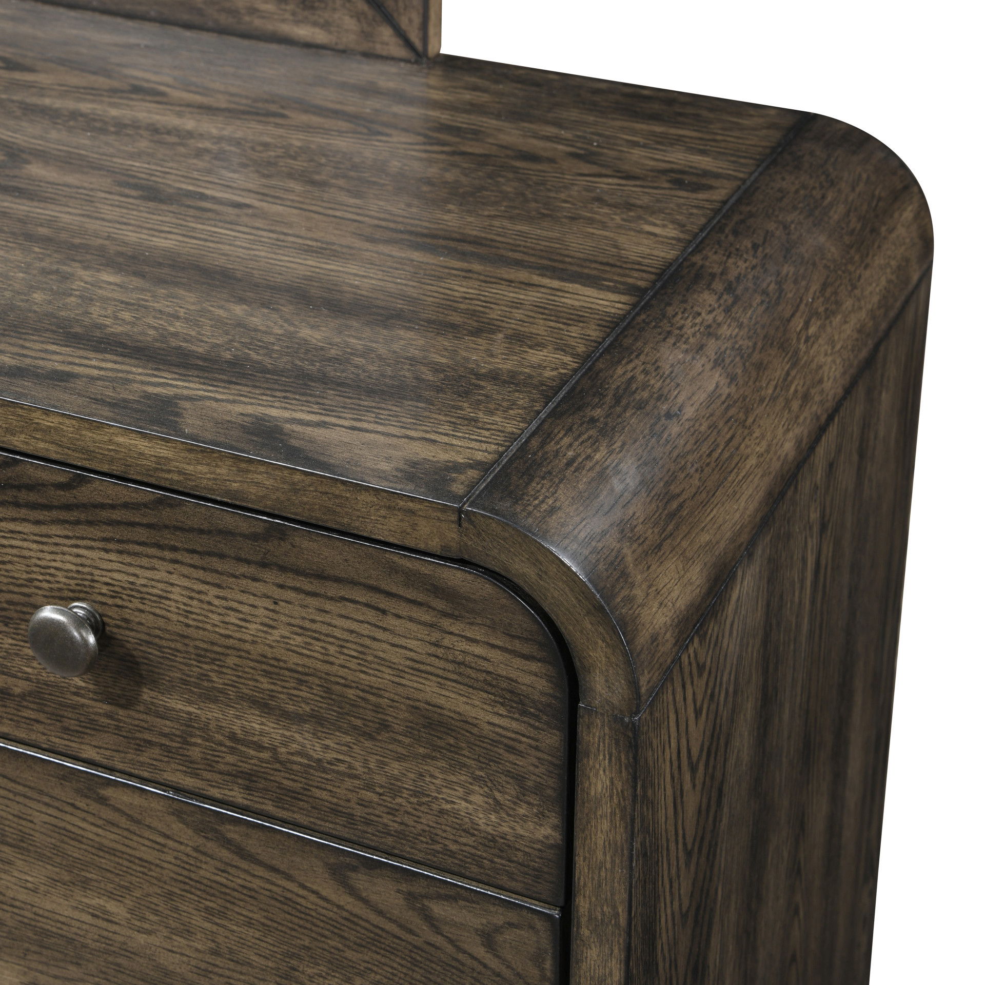 Rex - Mirror - Walnut, dark brown, view 6