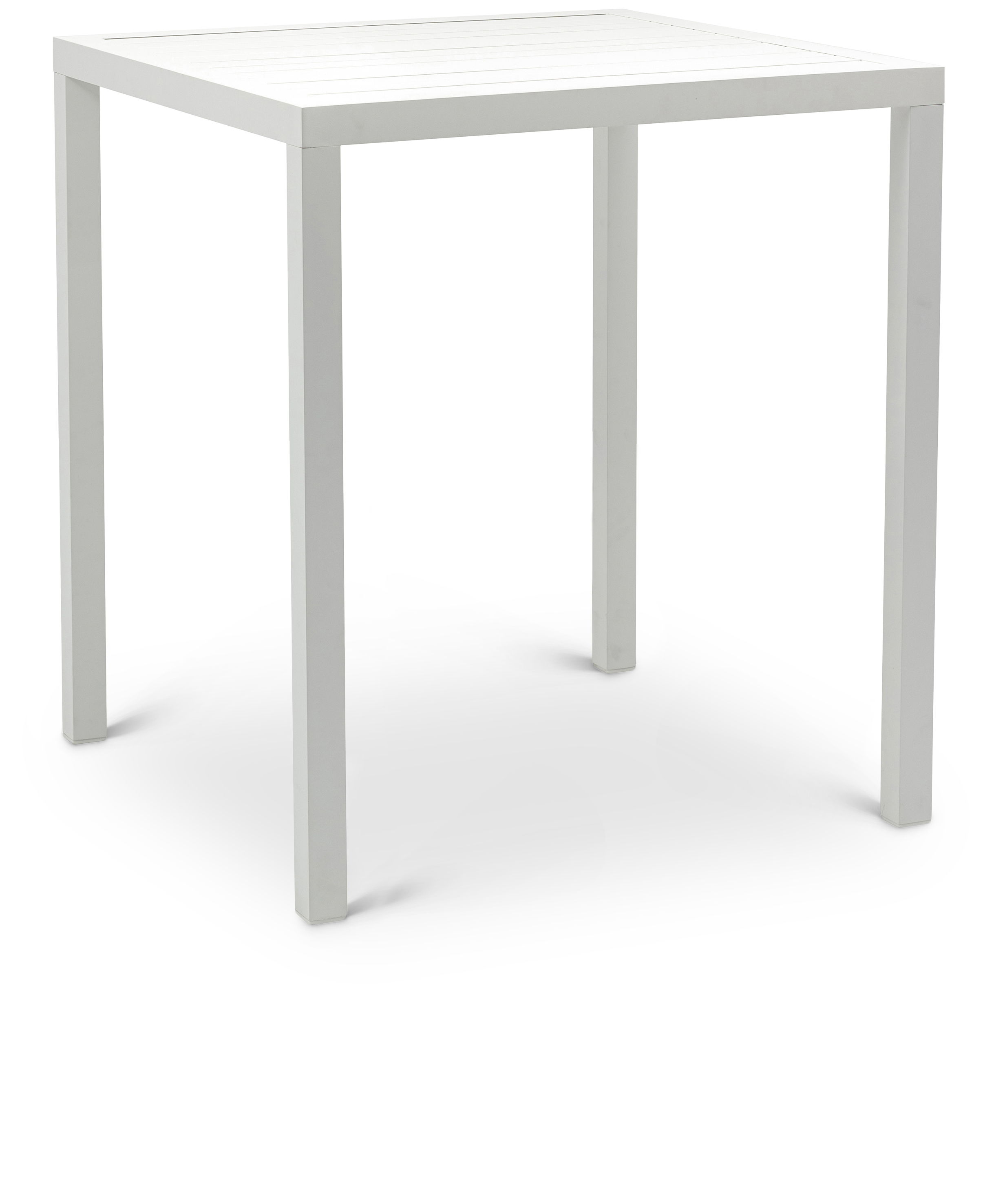 Maldives - Patio Square Bar Table - White