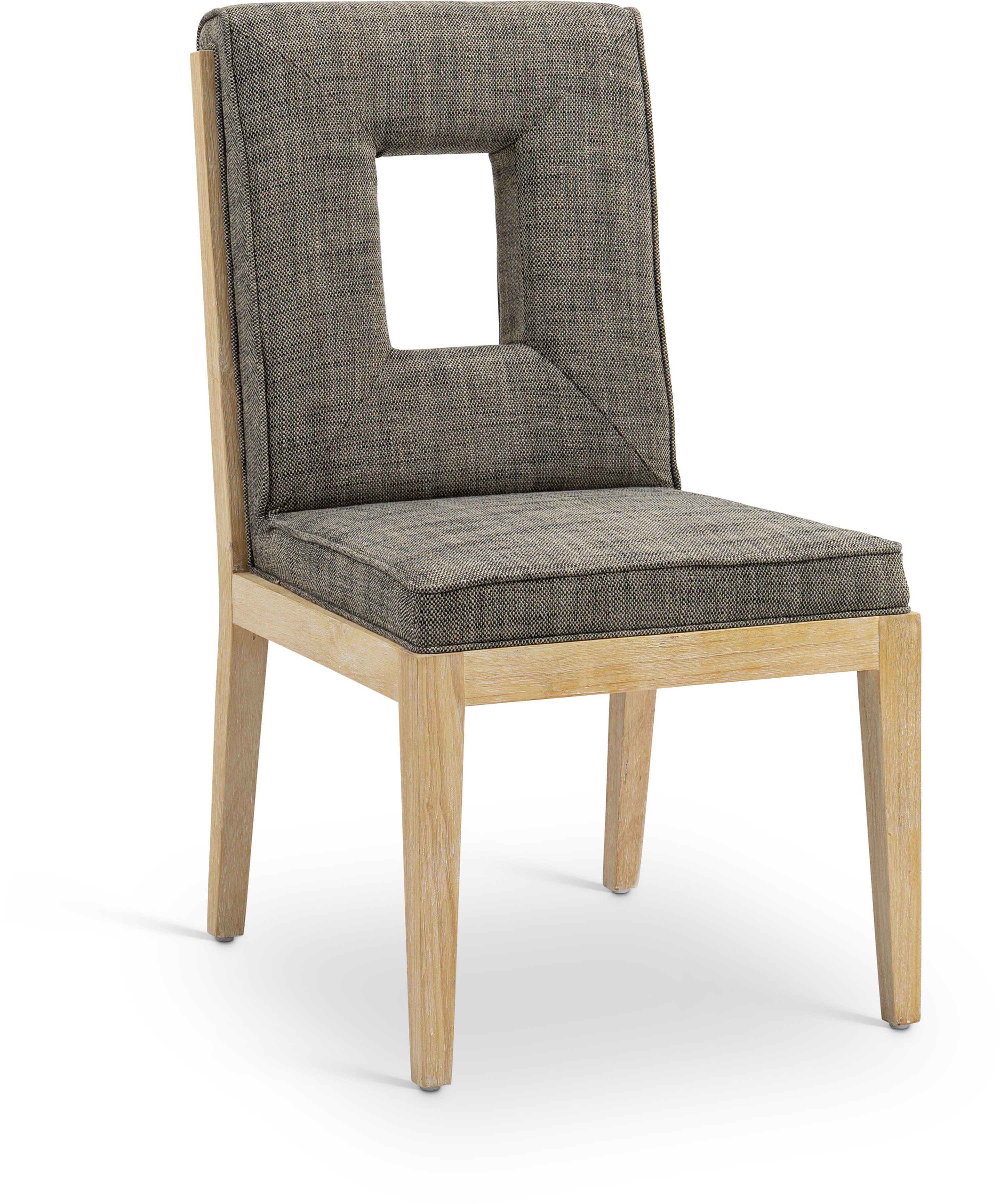 Gwendolyn - Dining Side Chair With Natural Frame (Set of 2) - Gray