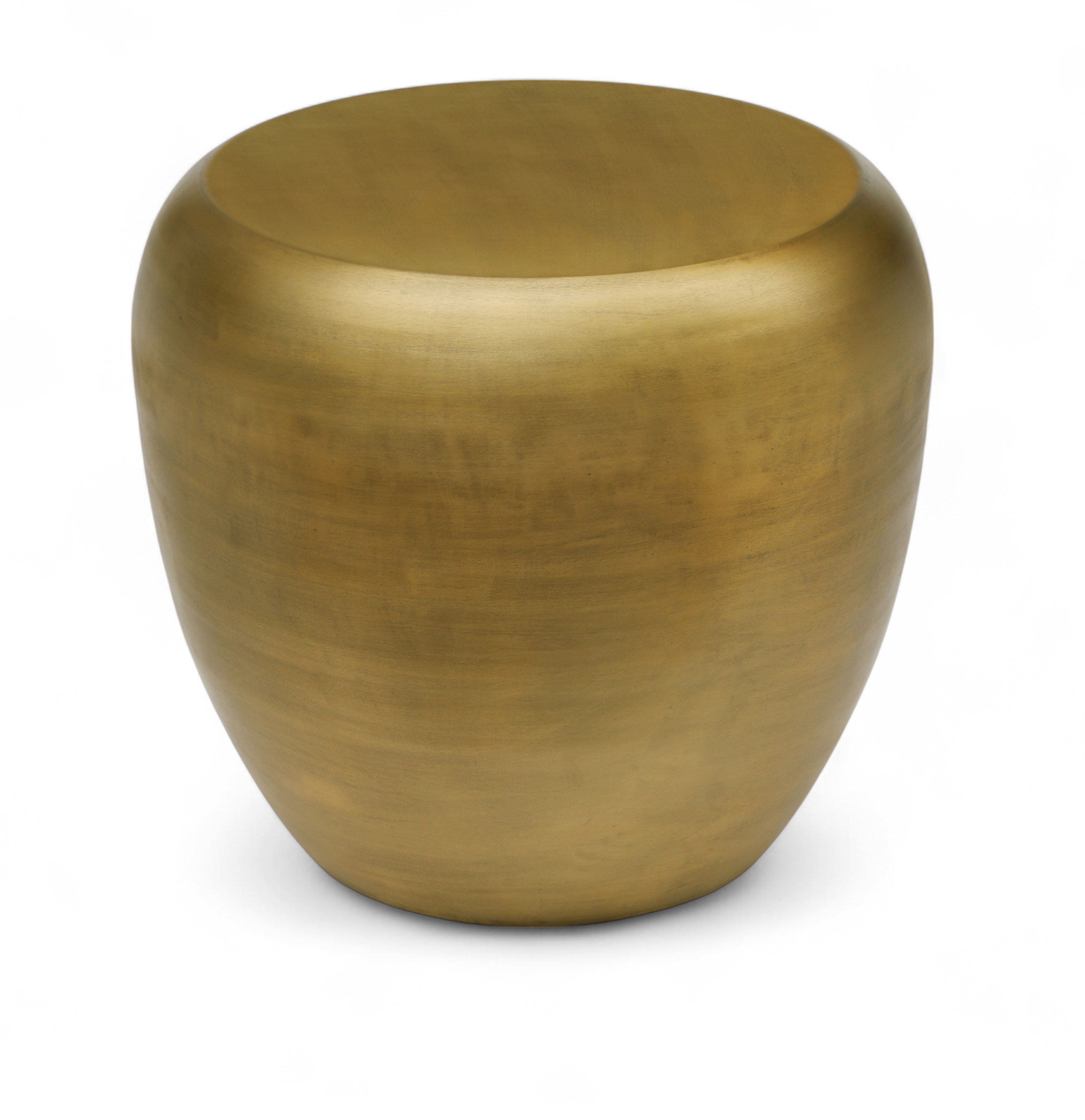 Capsule - Aluminum End Table - Gold