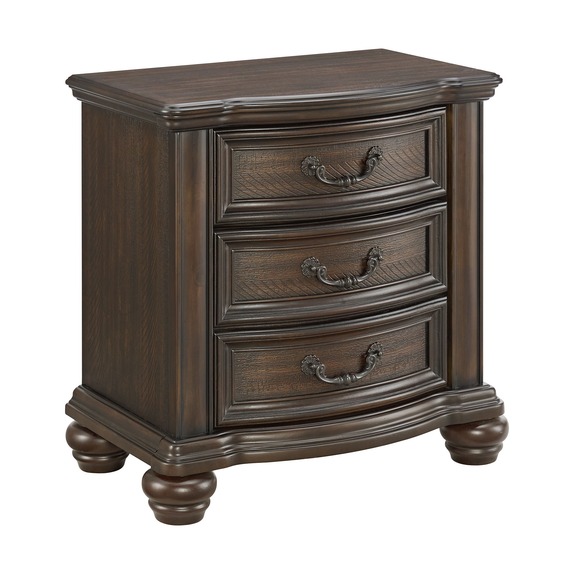 2-Drawer Nightstand With USB