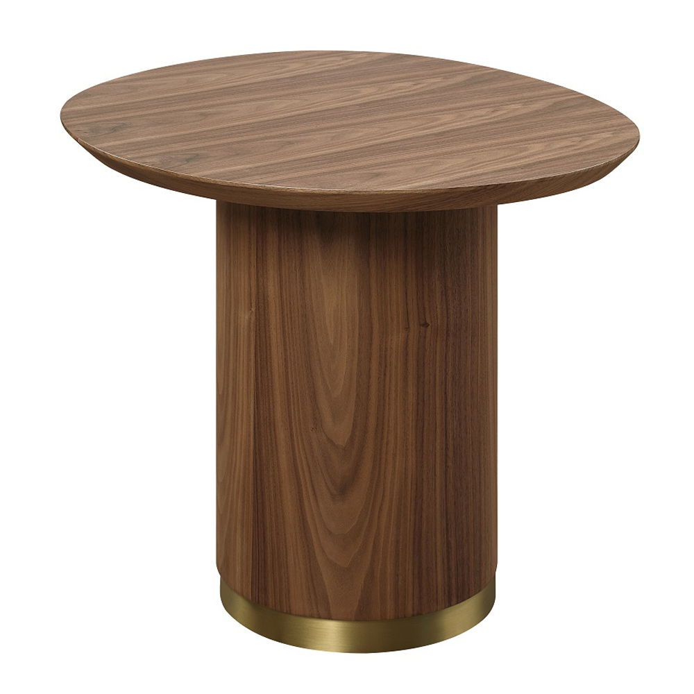 Willene - End Table - Walnut, dark brown, view 2