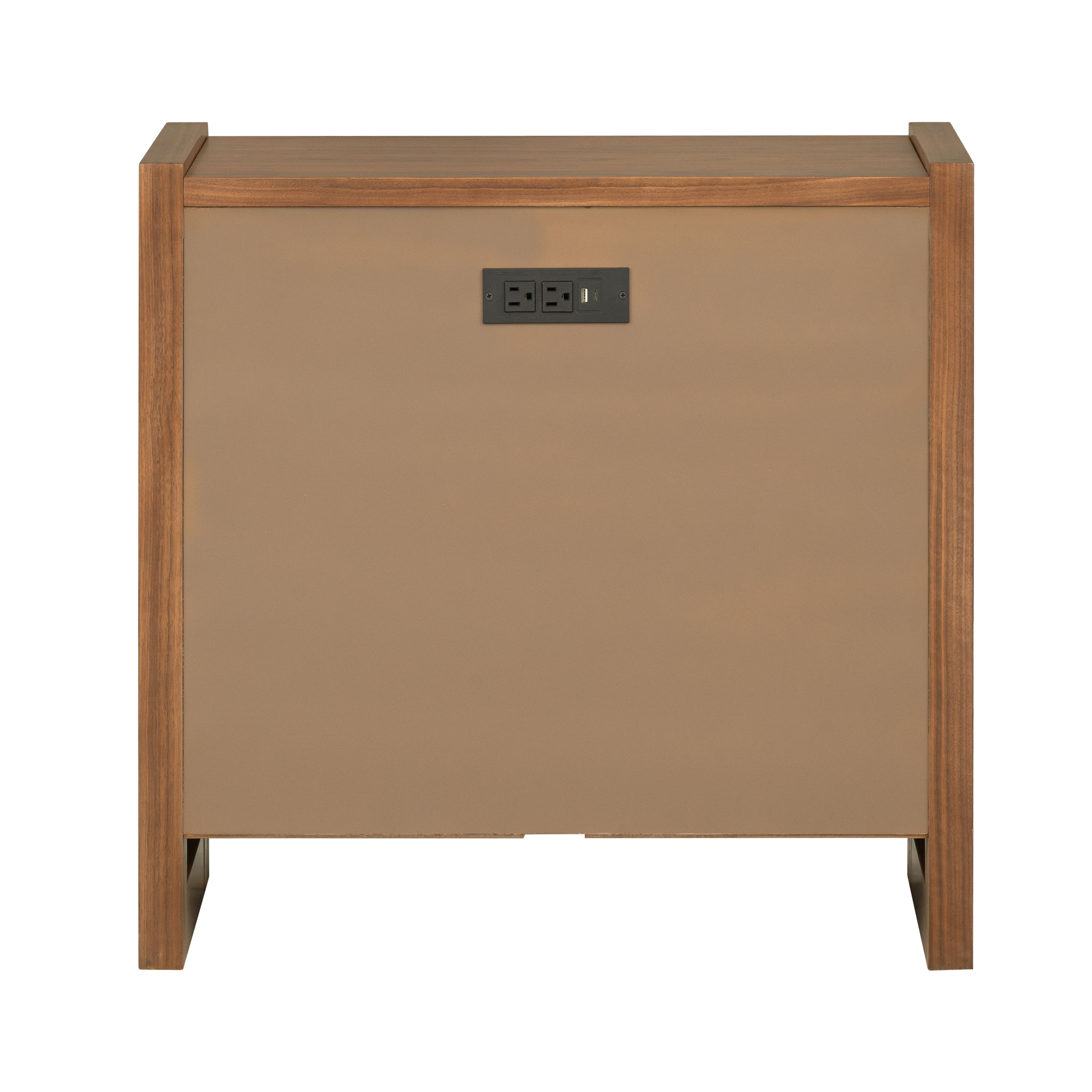 Lincoln - Nightstand - Warm Walnut, light brown, view 4
