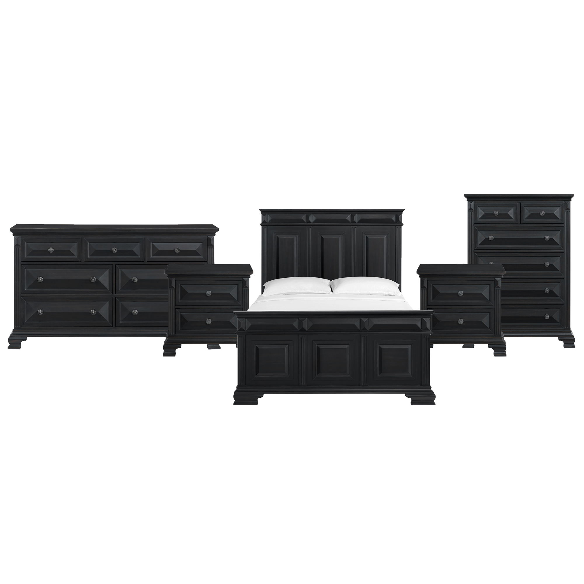 Queen · 5 Pc · Bedroom Set