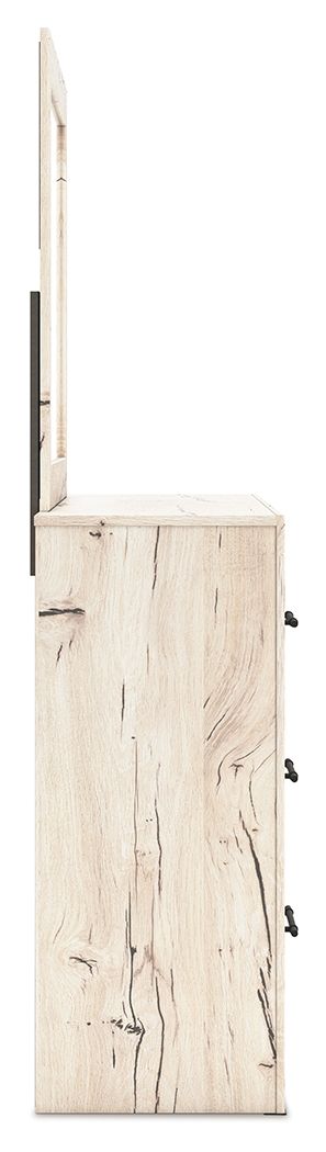 Ashley Furniture Lawroy - Dresser And Mirror - Light Natural - Image 7