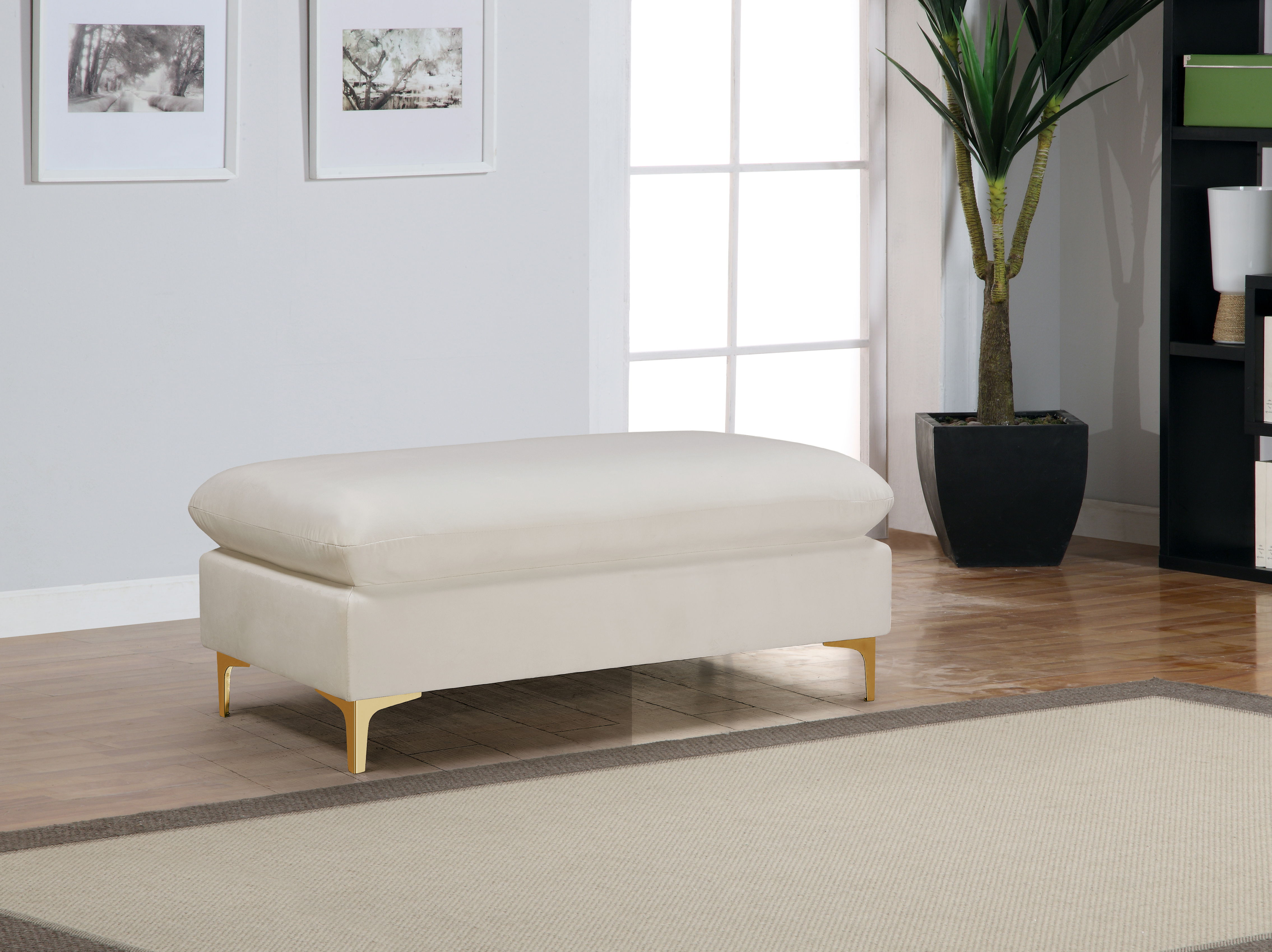 Naomi - Ottoman - Cream