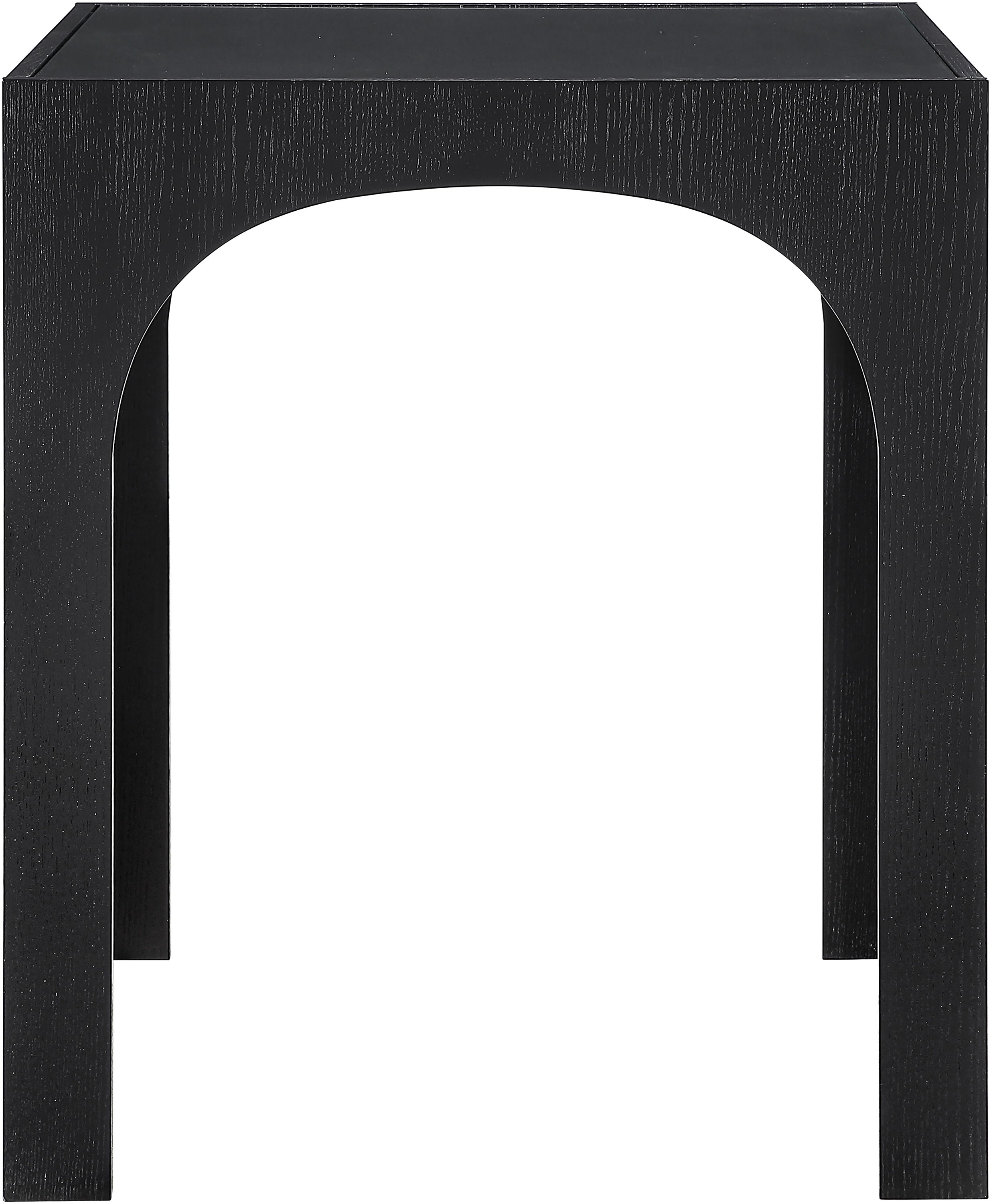 Waldorf - Tempered Glass Top Bar Height Table - Black