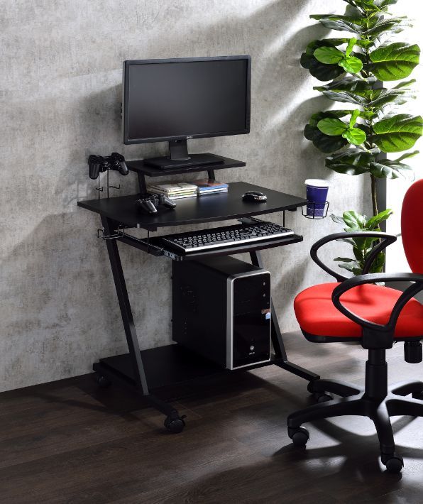 Ordrees - Gaming Desk - Black, black, view 4