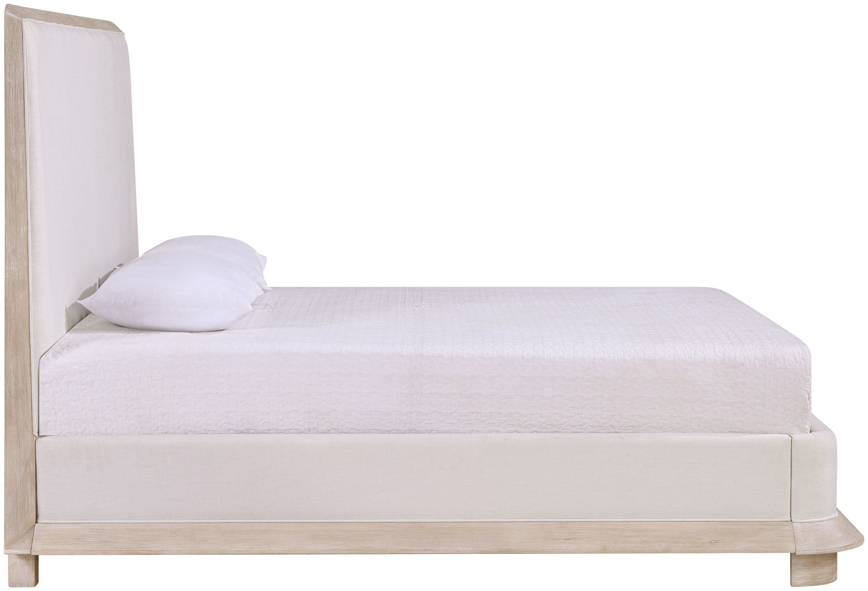Adagio - Fabric Upholstered King Bed (3 Boxes) - Natural