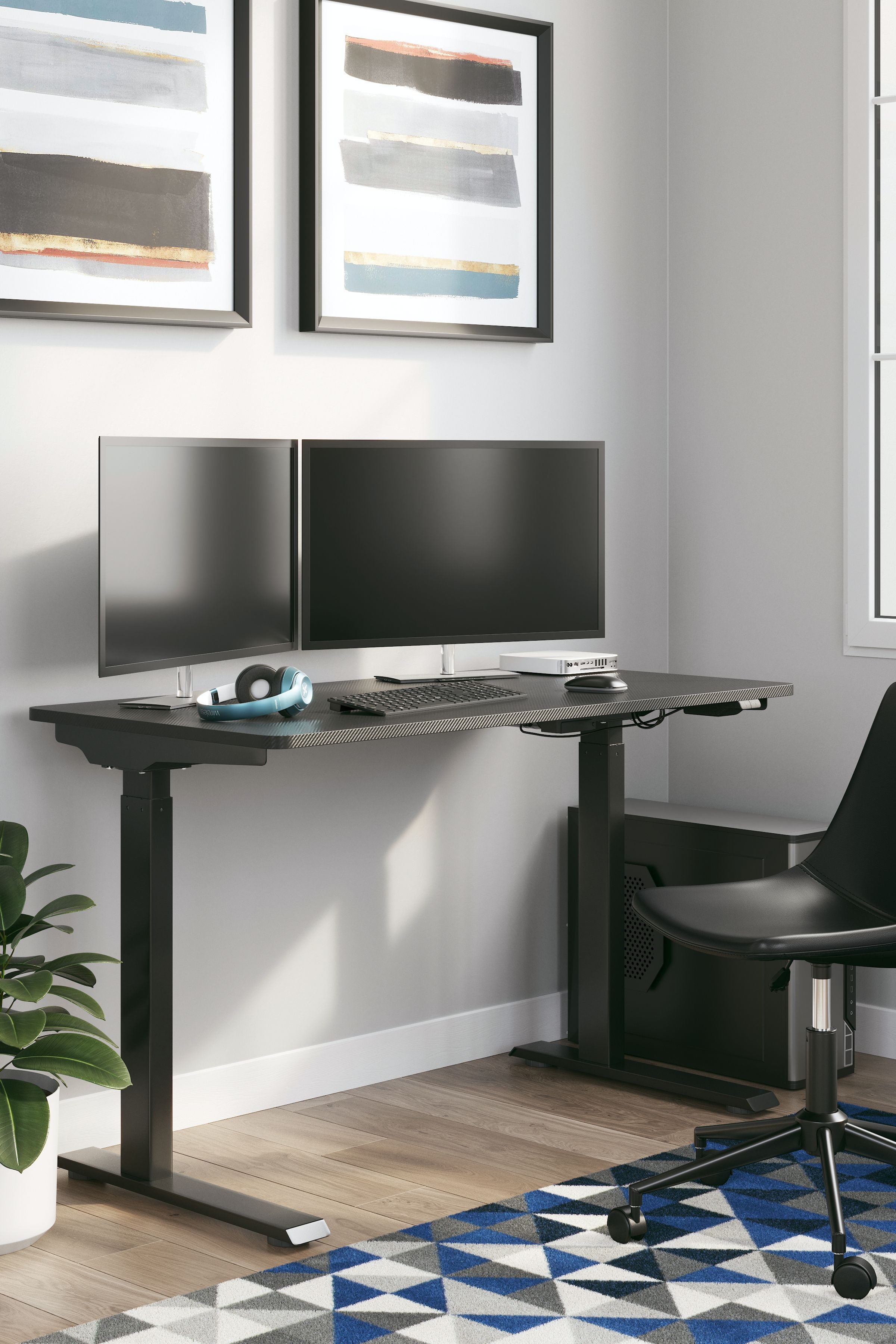 Ashley Lynxtyn Adjustable Height Desk