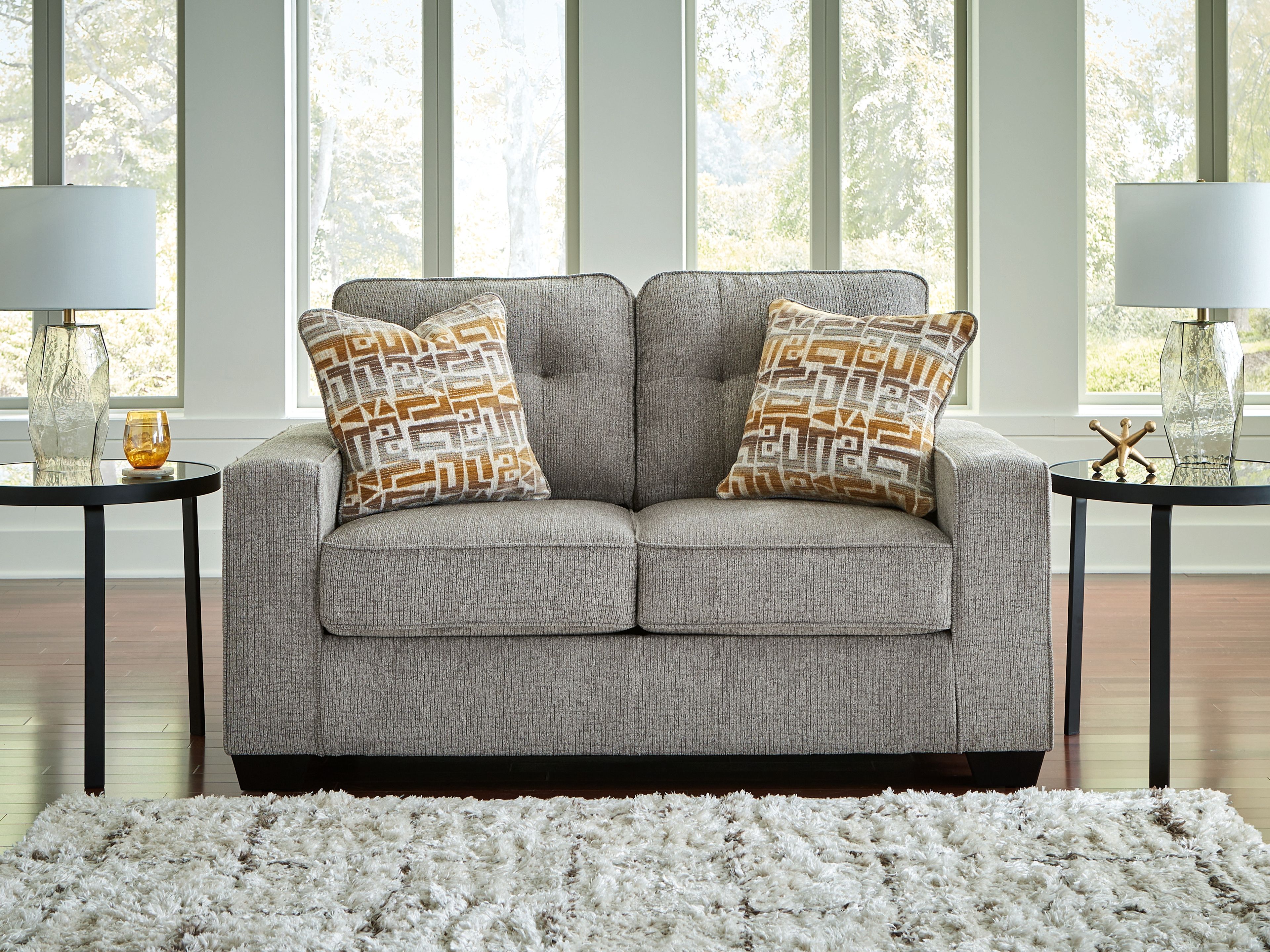 Ashley Furniture Larimer - Loveseat - Iron - Image 2