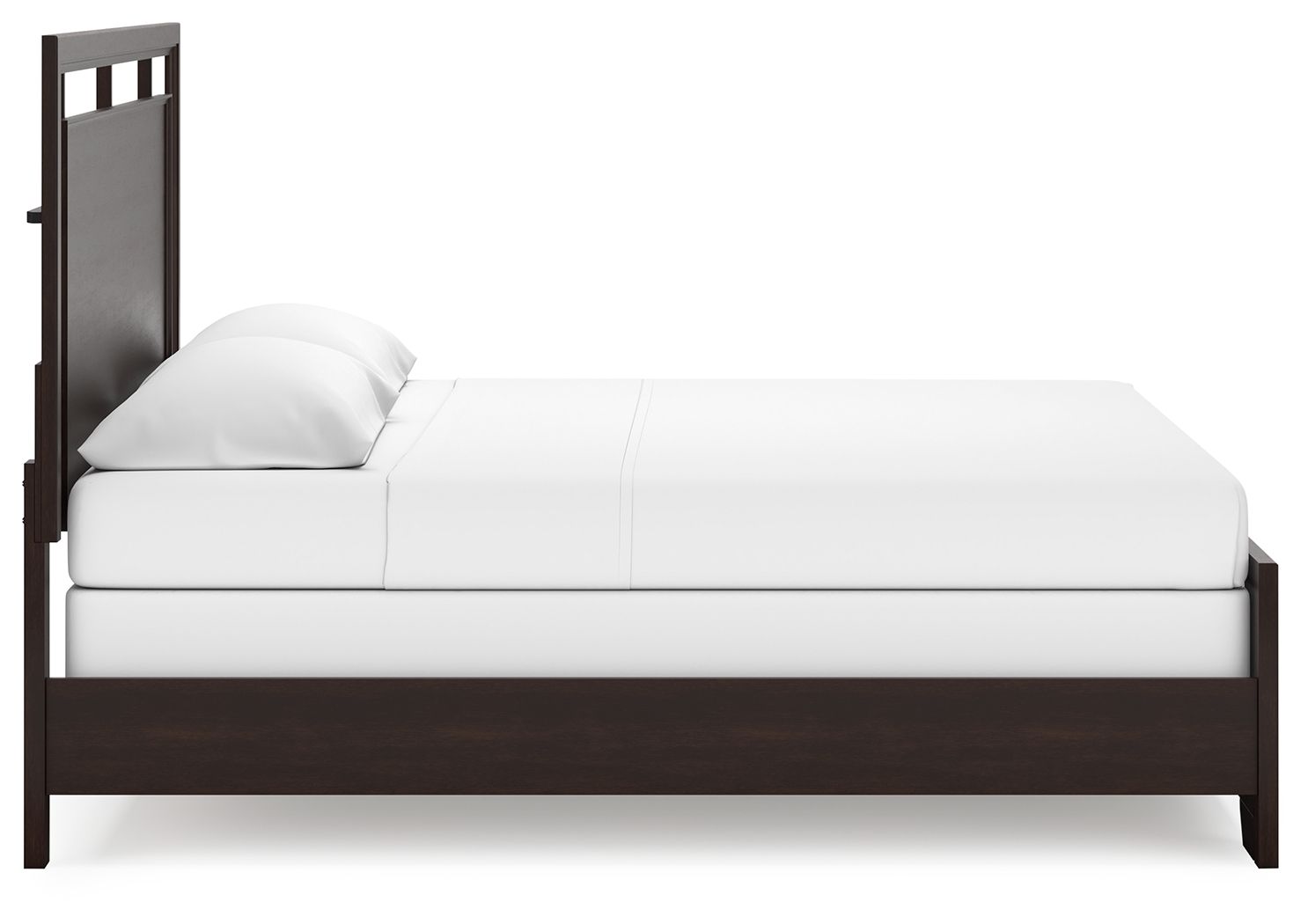 Ashley Furniture Covetown - King Panel Bed - Dark Brown - Image 7