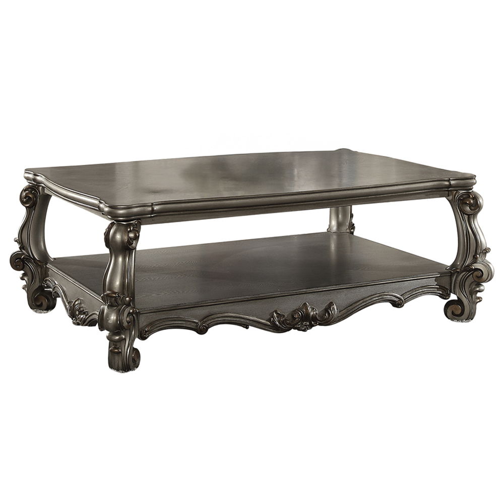 Versailles - Coffee Table - Antique Platinum, silver, view 2